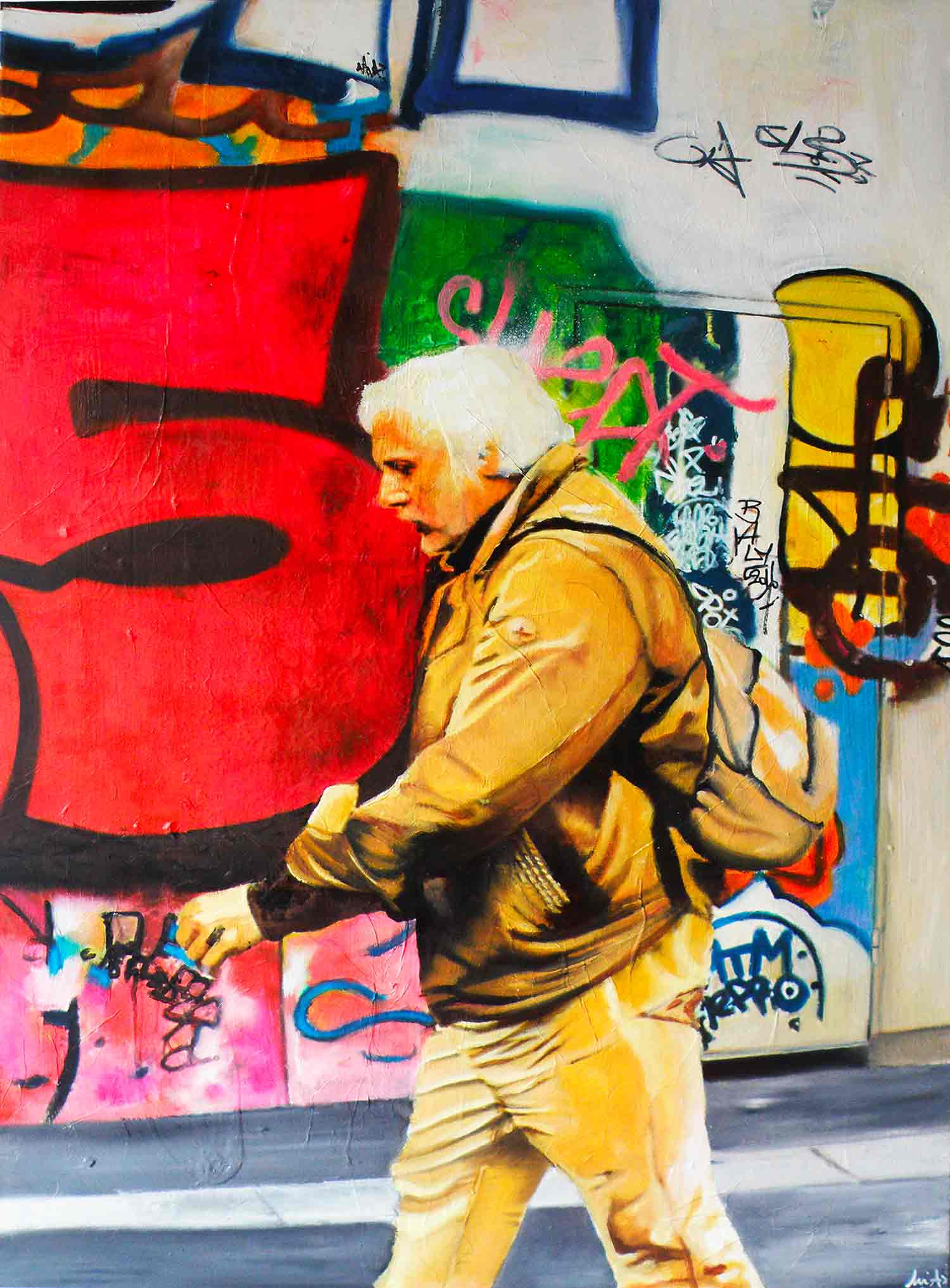 Mia, Five, peinture - Galerie de vente et d’achat d’art contemporain en ligne Artalistic