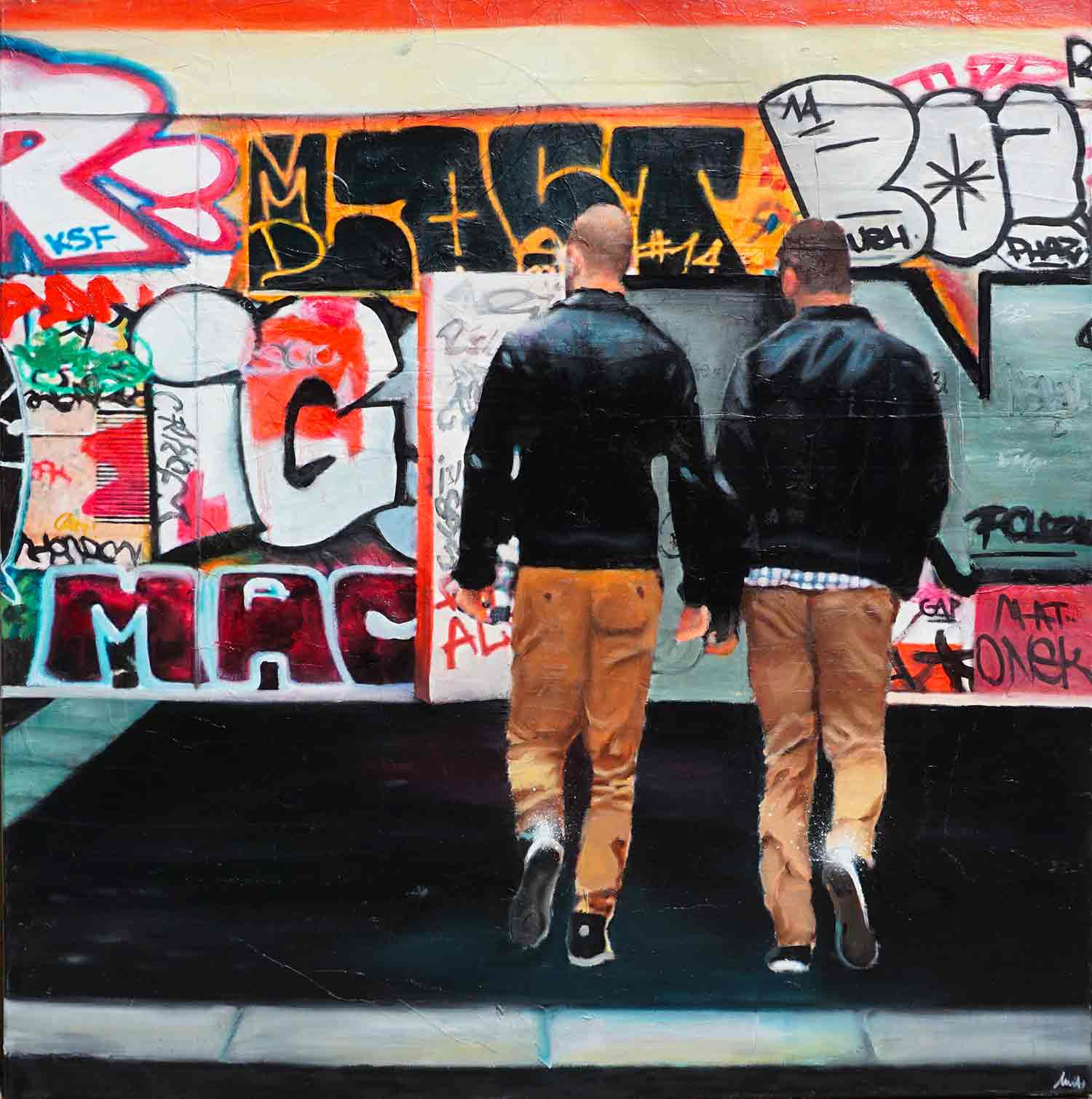 Mia, Crépuscule, peinture - Galerie de vente et d’achat d’art contemporain en ligne Artalistic