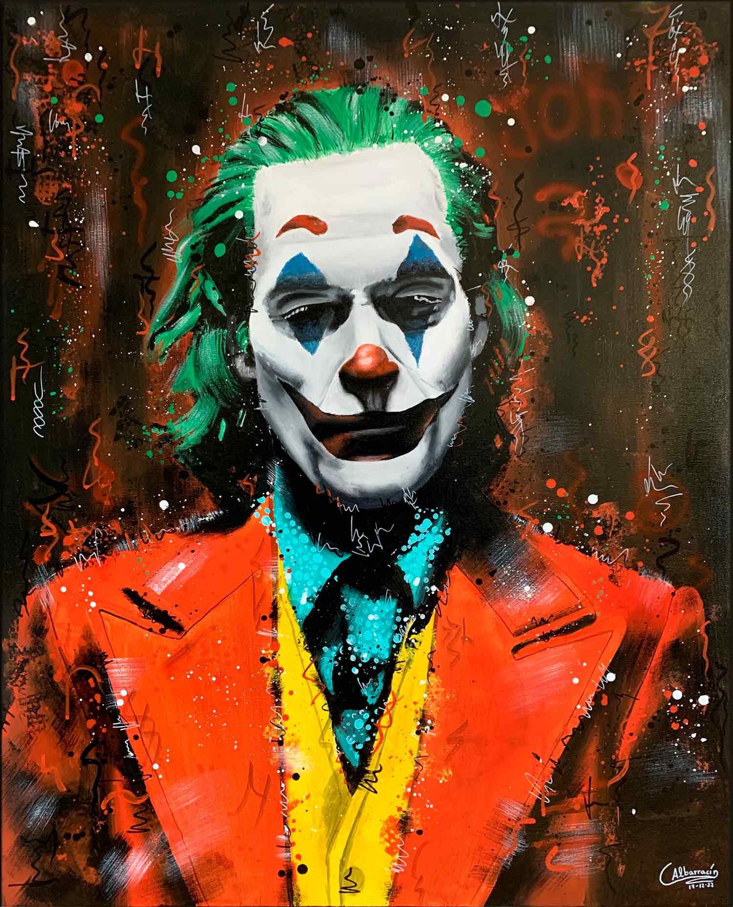 Casto Albarracin, Joker, peinture - Galerie de vente et d’achat d’art contemporain en ligne Artalistic