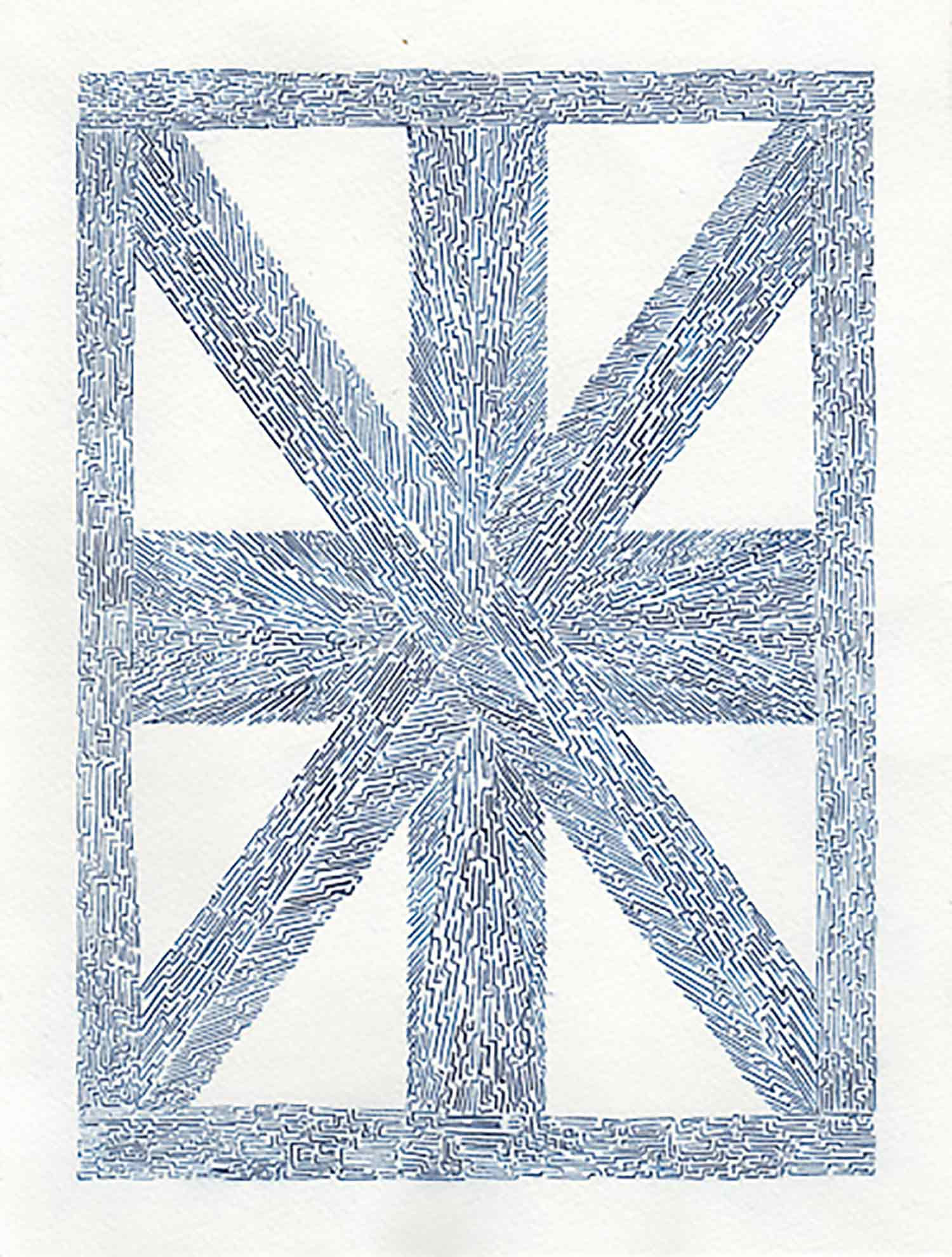 Juliette Charigny, Cyanographie N°3, peinture - Galerie de vente et d’achat d’art contemporain en ligne Artalistic