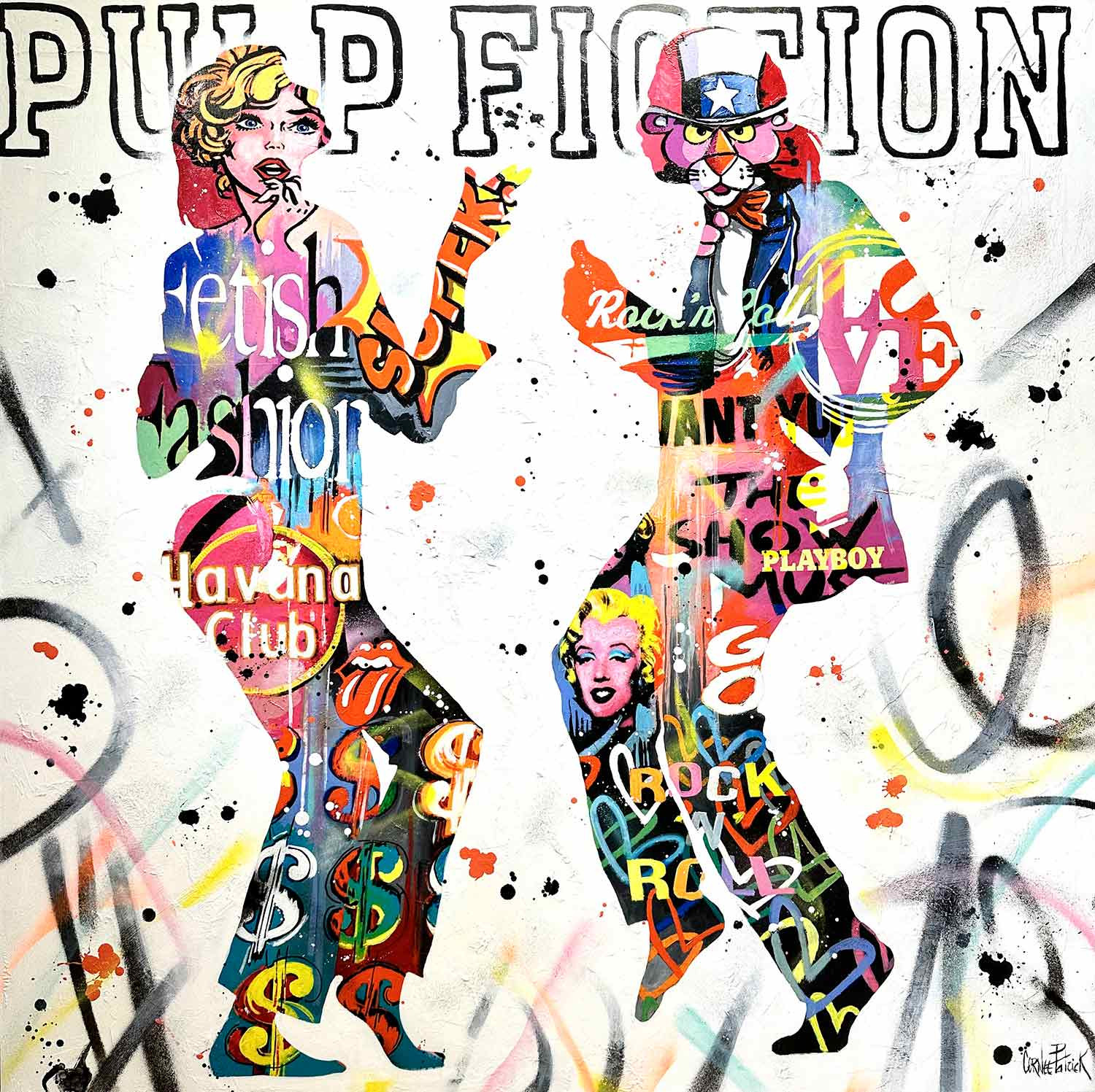 Patrick Cornée, A Pulp fiction, peinture - Galerie de vente et d’achat d’art contemporain en ligne Artalistic