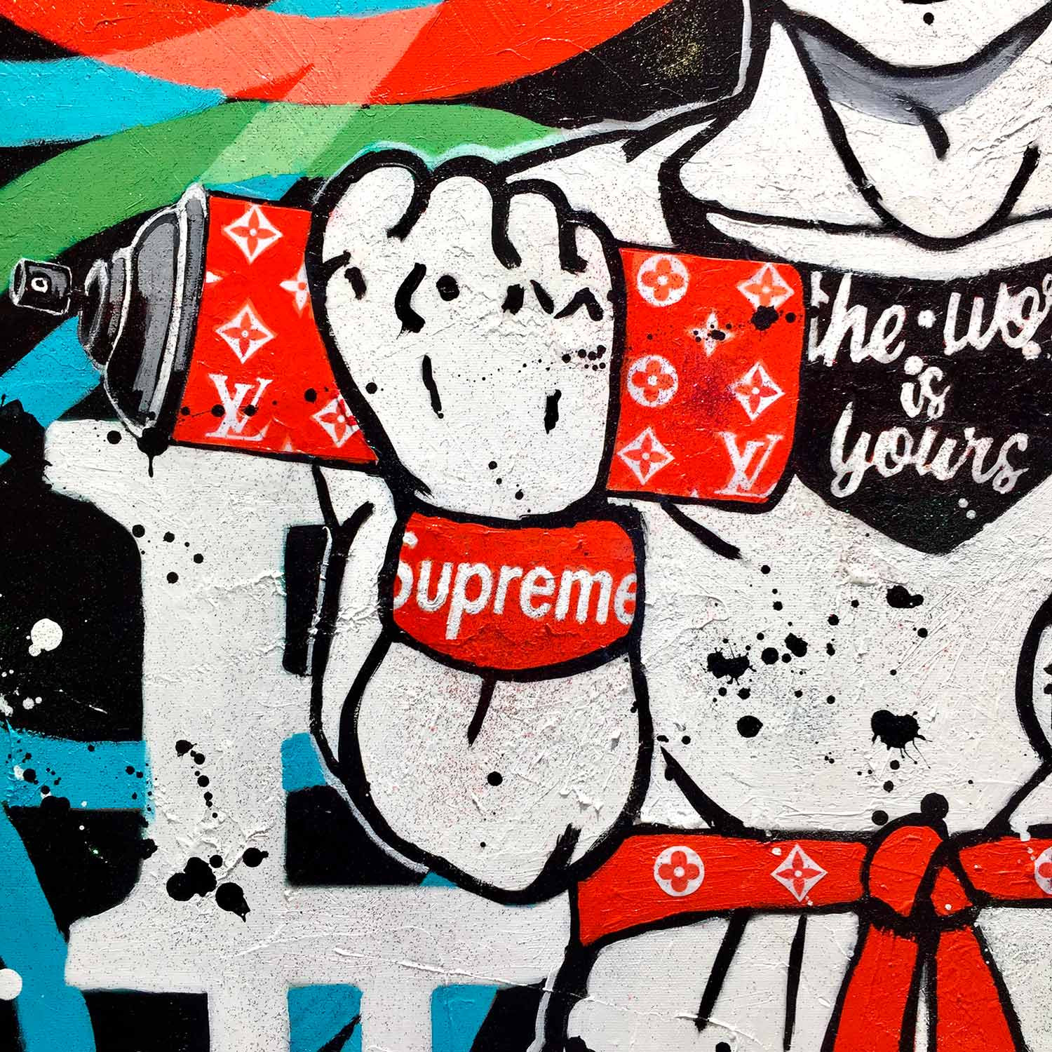 Patrick Cornée, Son Goku, peinture - Galerie de vente et d’achat d’art contemporain en ligne Artalistic