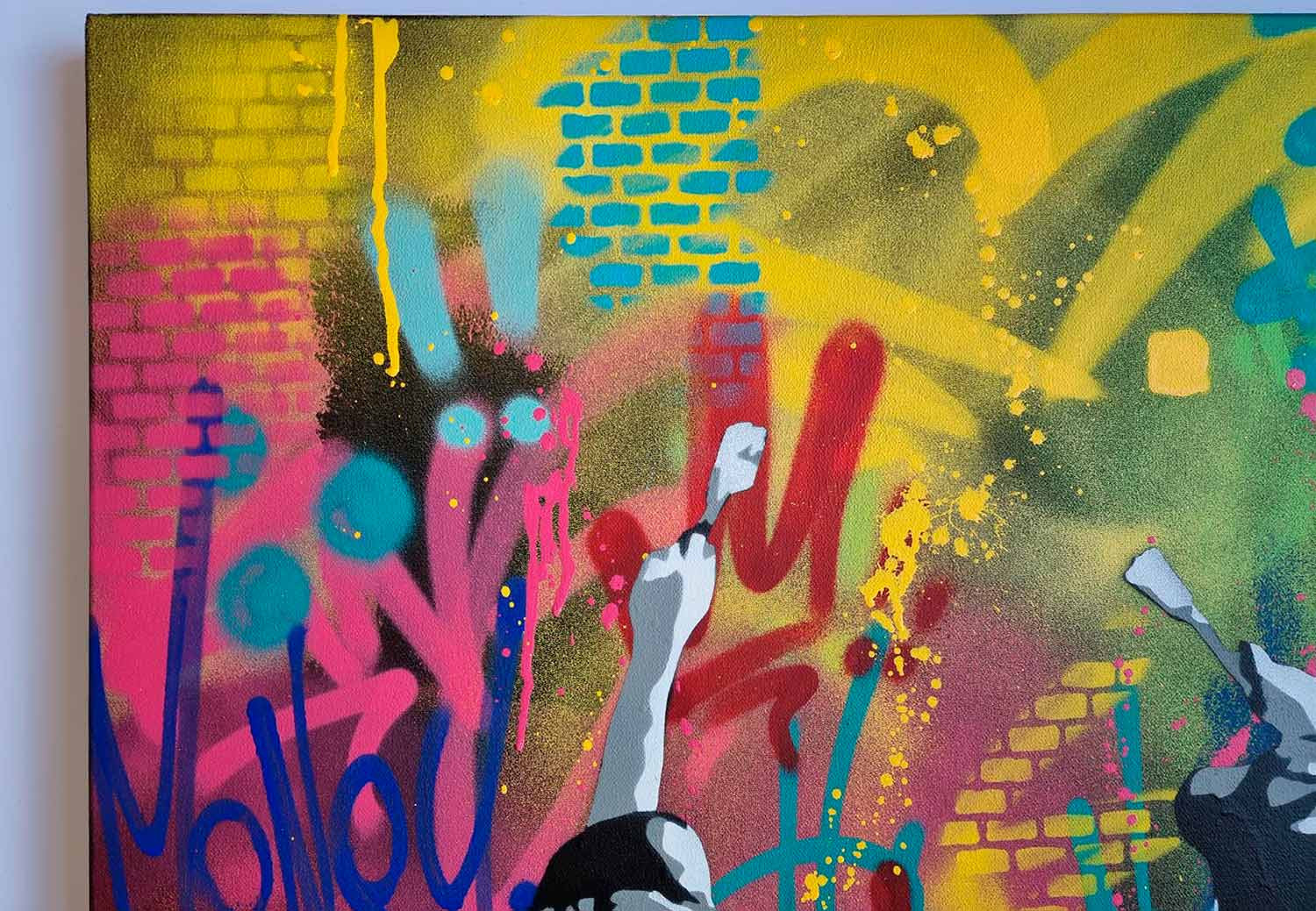 Asko Art, Young vandals, peinture - Galerie de vente et d’achat d’art contemporain en ligne Artalistic