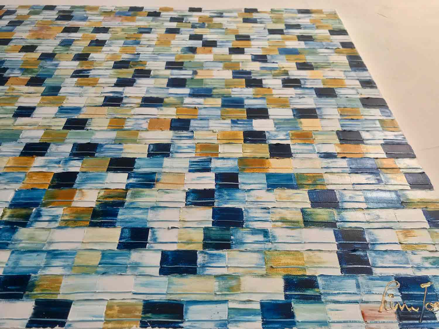 Pierre Joseph, Mosaic 12, peinture - Galerie de vente et d’achat d’art contemporain en ligne Artalistic