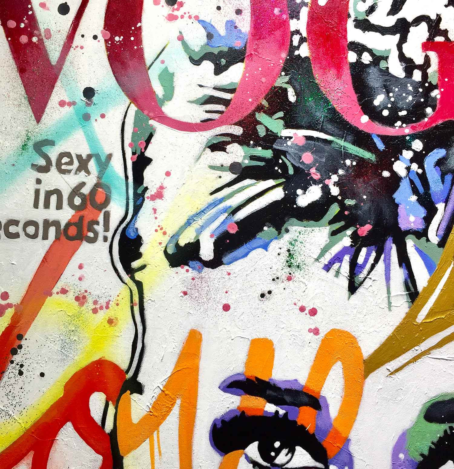 Patrick Cornée, Initiales A.H, peinture - Galerie de vente et d’achat d’art contemporain en ligne Artalistic