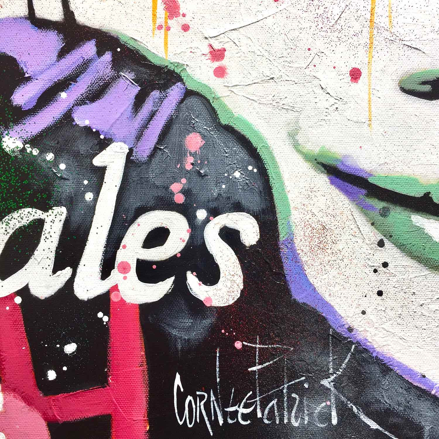 Patrick Cornée, Initiales A.H, peinture - Galerie de vente et d’achat d’art contemporain en ligne Artalistic