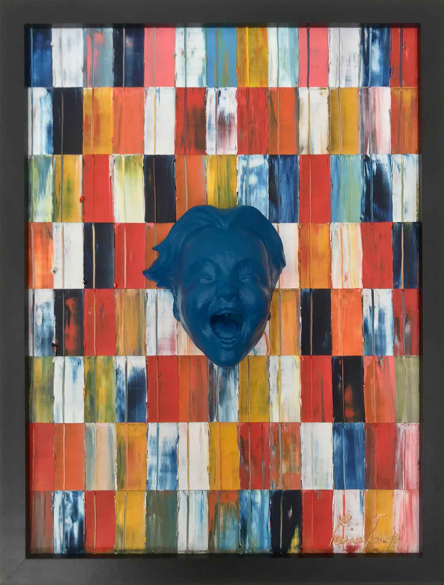 Pierre Joseph, Hurlement, peinture - Galerie de vente et d’achat d’art contemporain en ligne Artalistic
