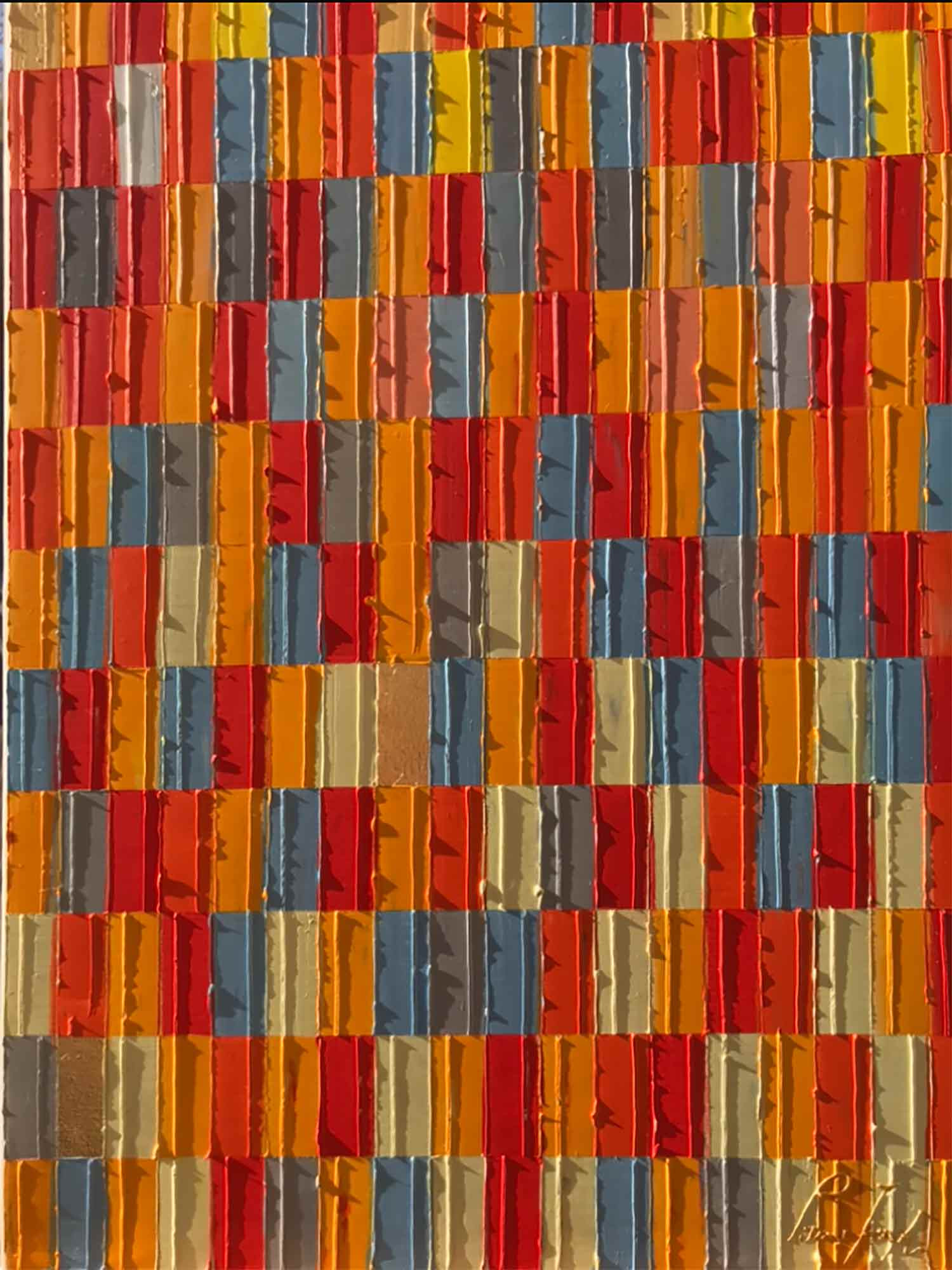 Pierre Joseph, Mosaic XXL, peinture - Galerie de vente et d’achat d’art contemporain en ligne Artalistic