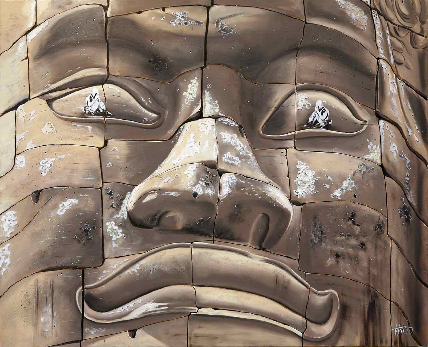 Jean-Jacques Venturini, Free Tibet, peinture - Galerie de vente et d’achat d’art contemporain en ligne Artalistic