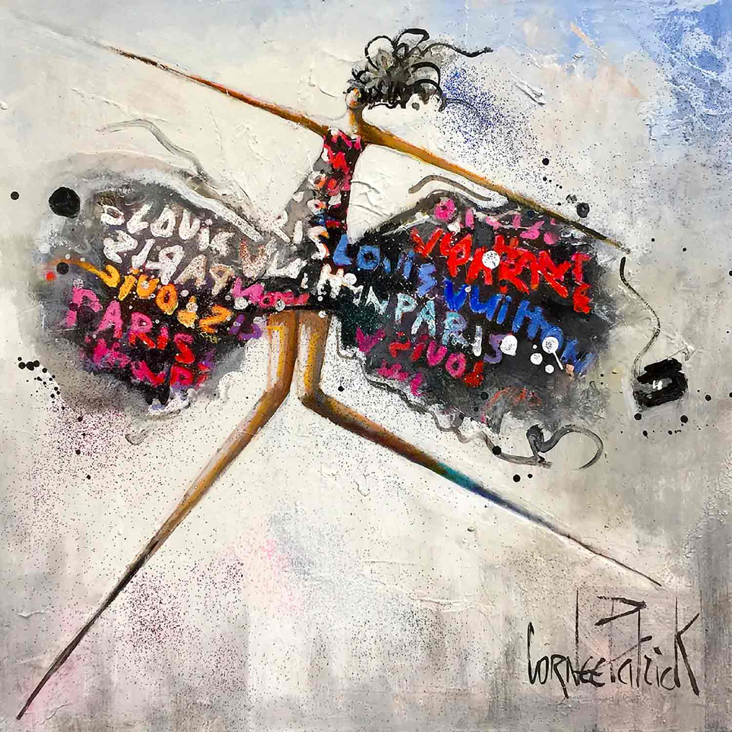 Patrick Cornée, I love it, peinture - Galerie de vente et d’achat d’art contemporain en ligne Artalistic