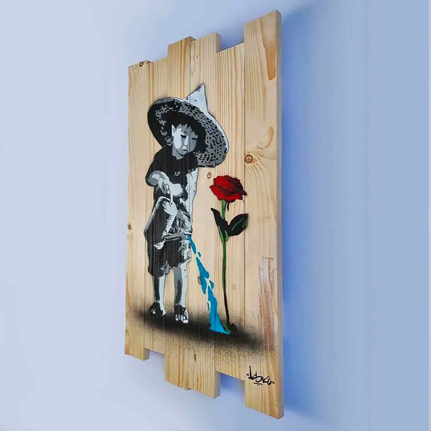 Asko, never give up, peinture - Galerie de vente et d’achat d’art contemporain en ligne Artalistic