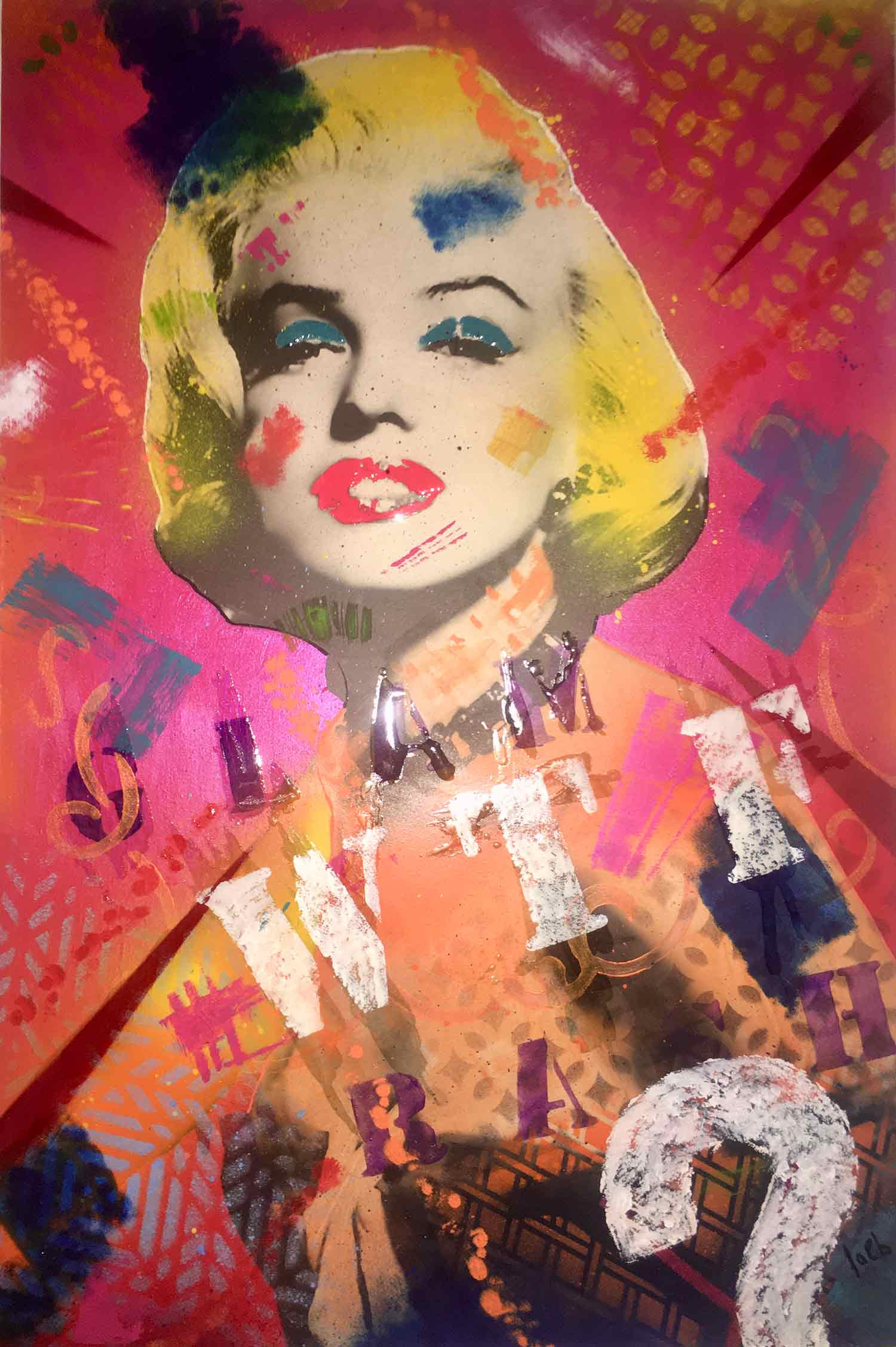 Fa2b, WTF, peinture - Galerie de vente et d’achat d’art contemporain en ligne Artalistic