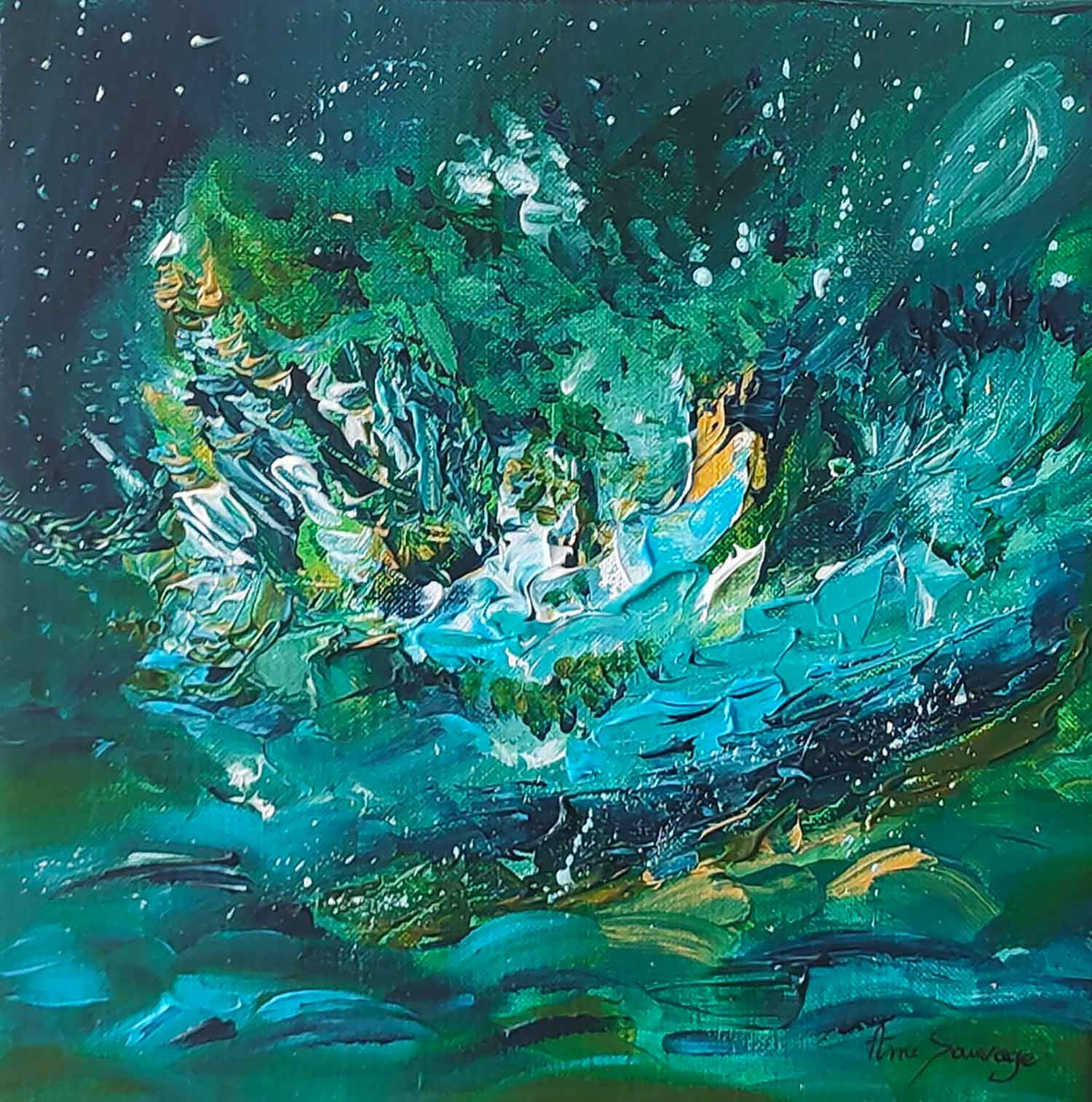 Âme Sauvage, Spectacle étoilé, peinture - Galerie de vente et d’achat d’art contemporain en ligne Artalistic