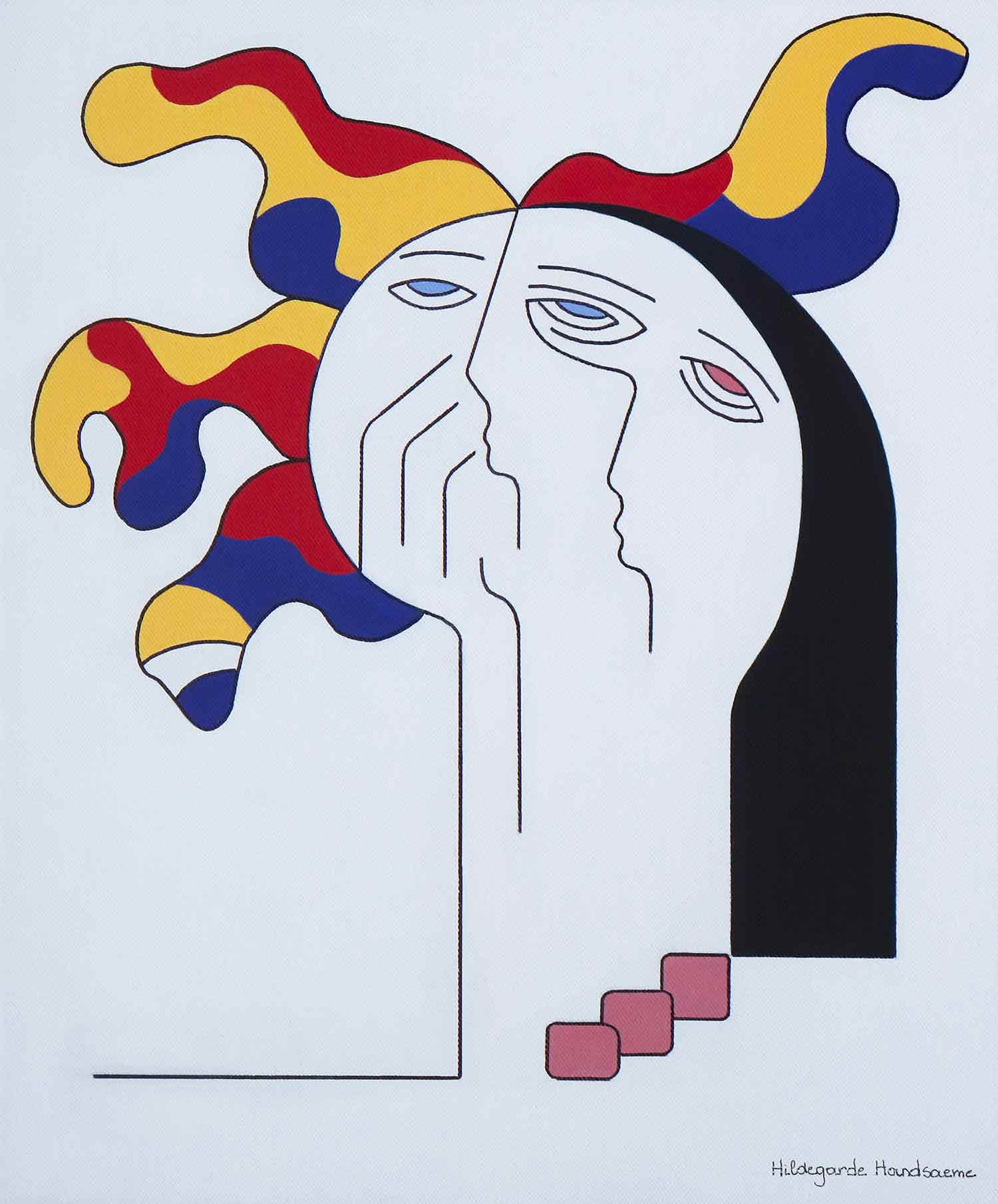 Hildegarde Handsaeme, Délicieusement dérangé, painting - Artalistic online contemporary art buying and selling gallery