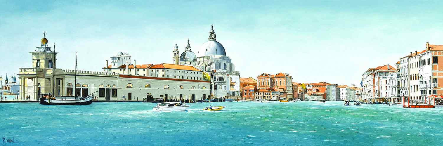 Roger Bailleul, Venise, peinture - Galerie de vente et d’achat d’art contemporain en ligne Artalistic