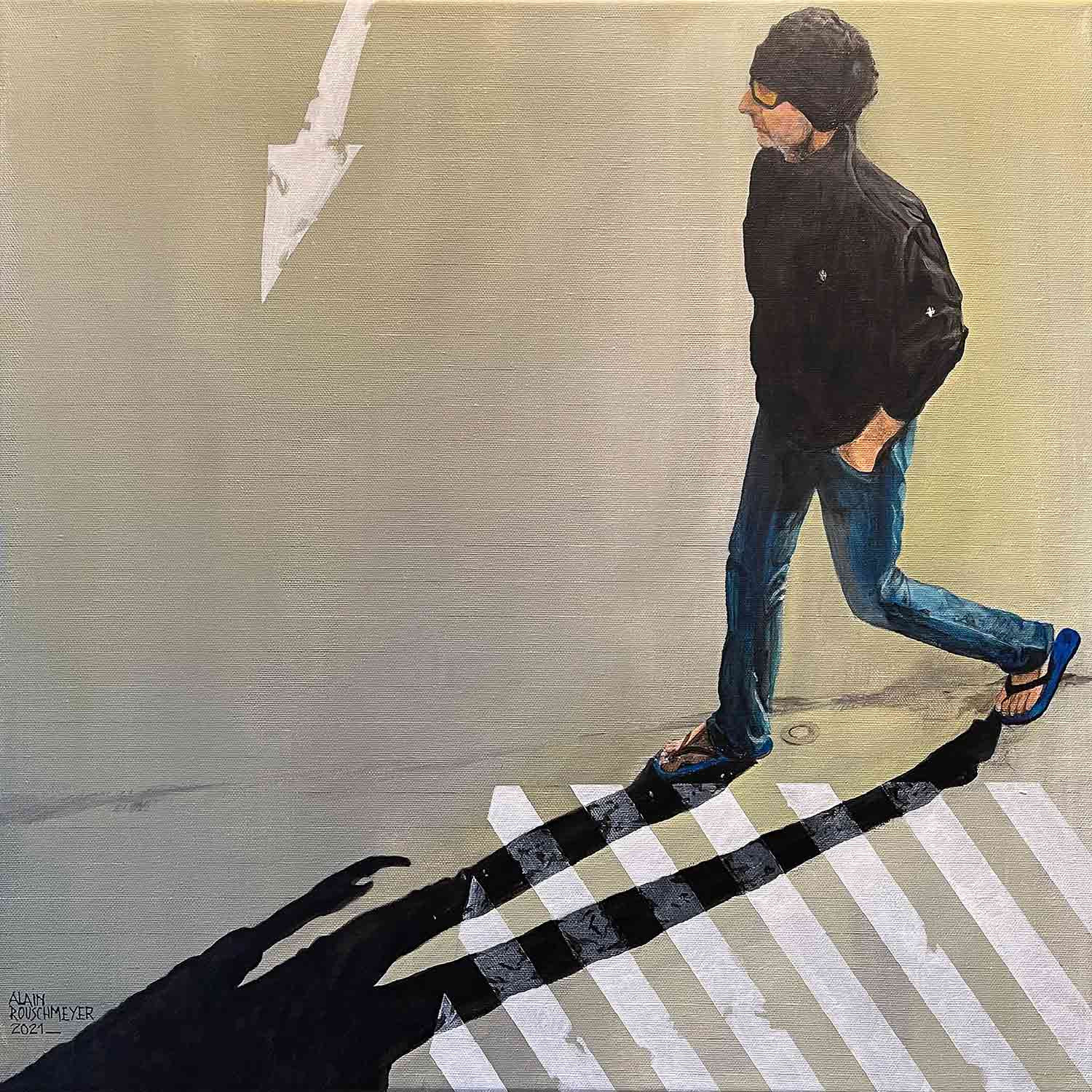 Louis Rouschmeyer, Intersaison, peinture - Galerie de vente et d’achat d’art contemporain en ligne Artalistic