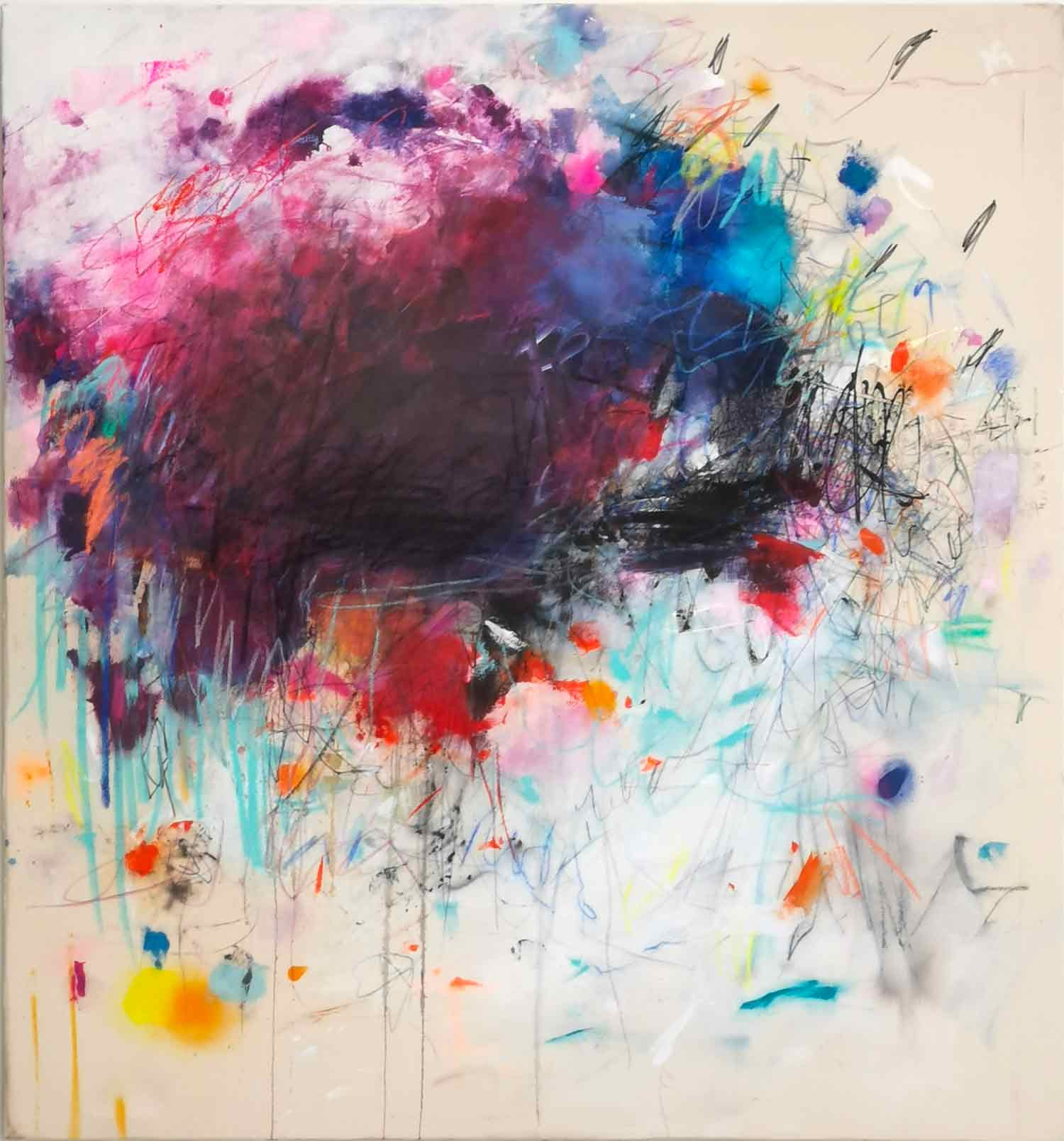 Marie-José Domenjoz, Let me breath, peinture - Galerie de vente et d’achat d’art contemporain en ligne Artalistic