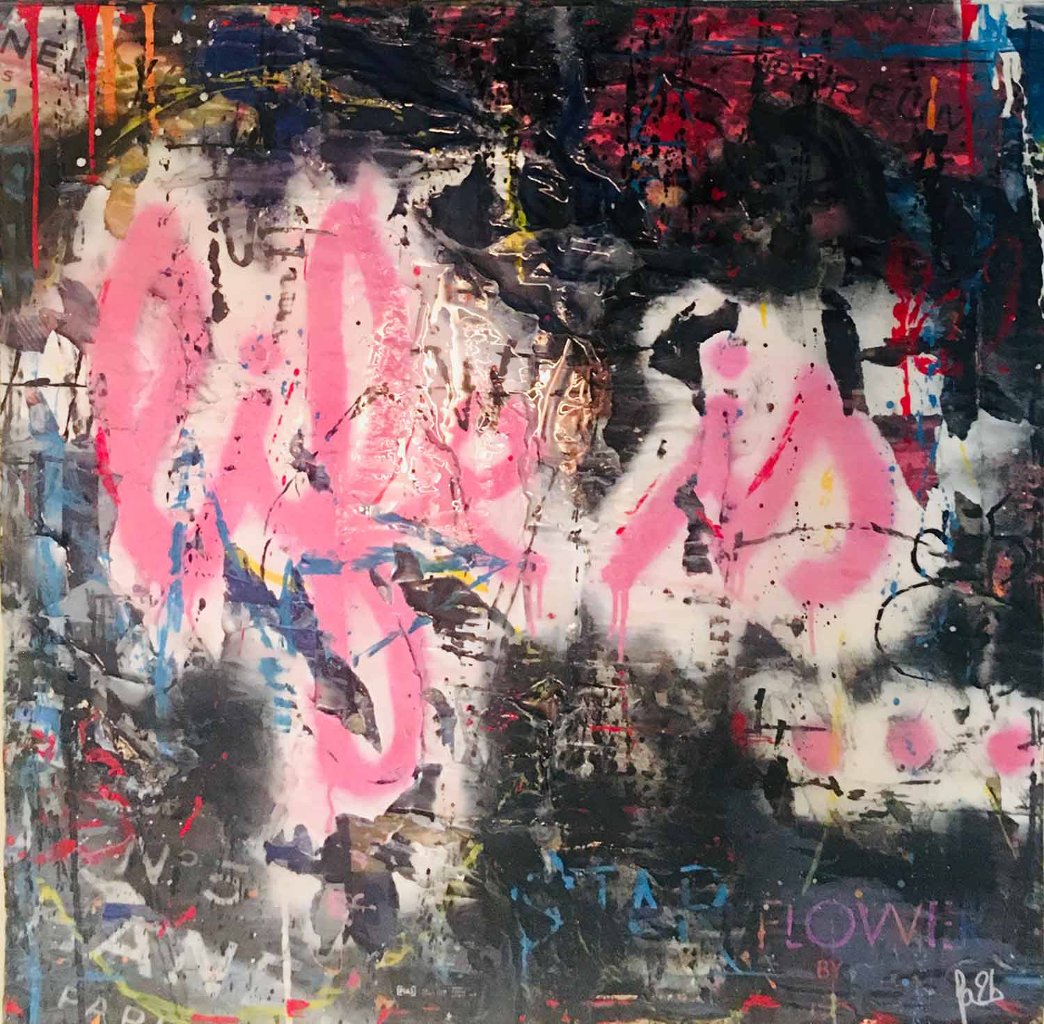 Fa2b, Life is ..., peinture - Galerie de vente et d’achat d’art contemporain en ligne Artalistic