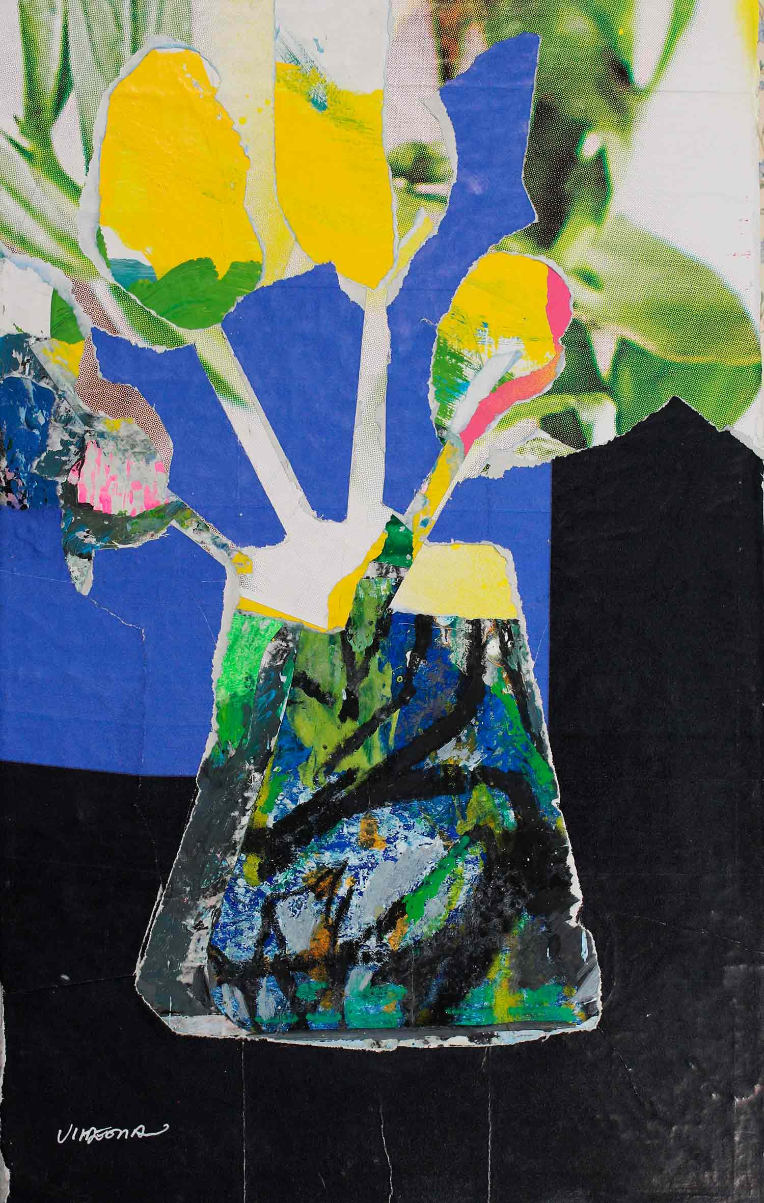 Vildeman, Fleurs, peinture - Galerie de vente et d’achat d’art contemporain en ligne Artalistic