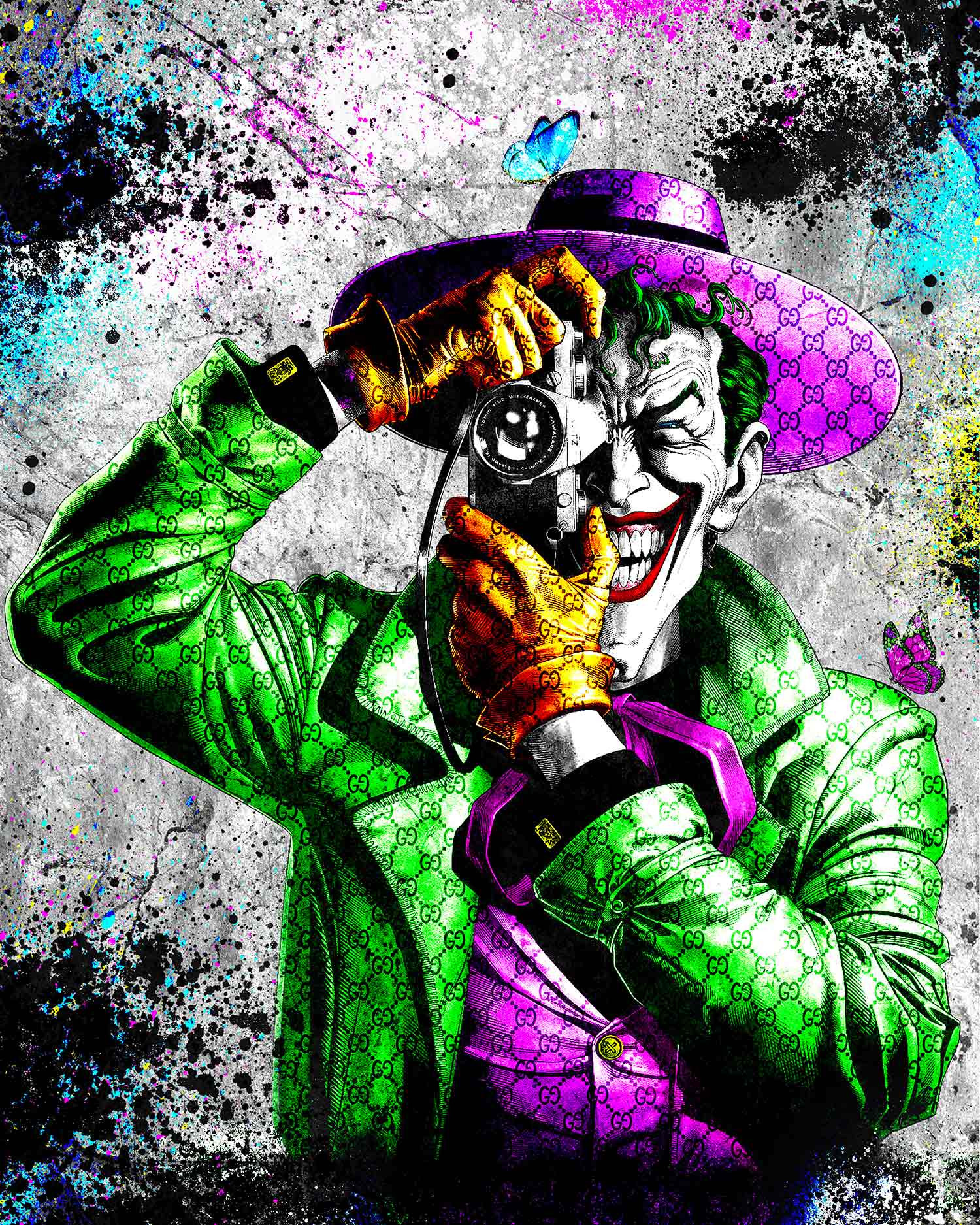 N.Nathan, Joker clic art, peinture - Galerie de vente et d’achat d’art contemporain en ligne Artalistic