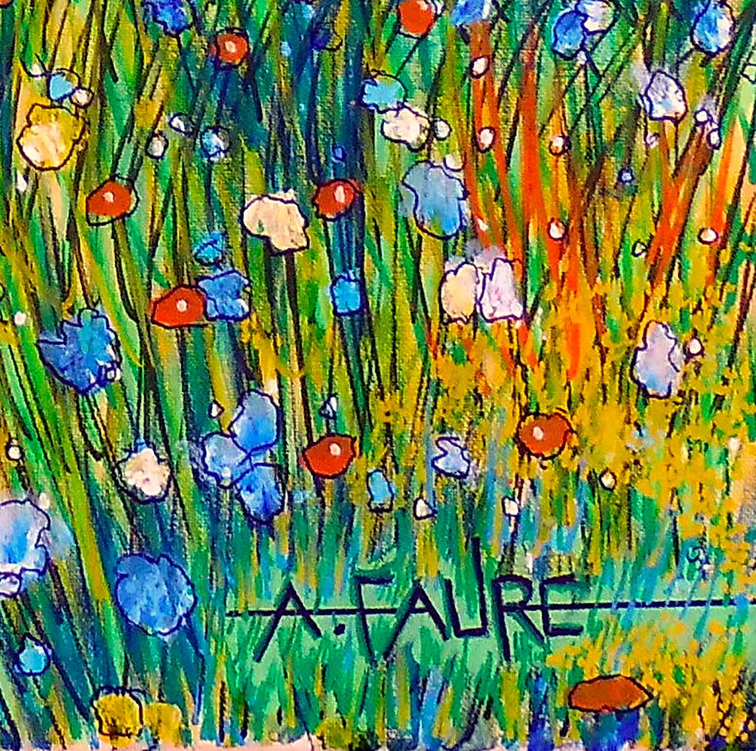 Alain Faure, Bouée n°5, peinture - Galerie de vente et d’achat d’art contemporain en ligne Artalistic