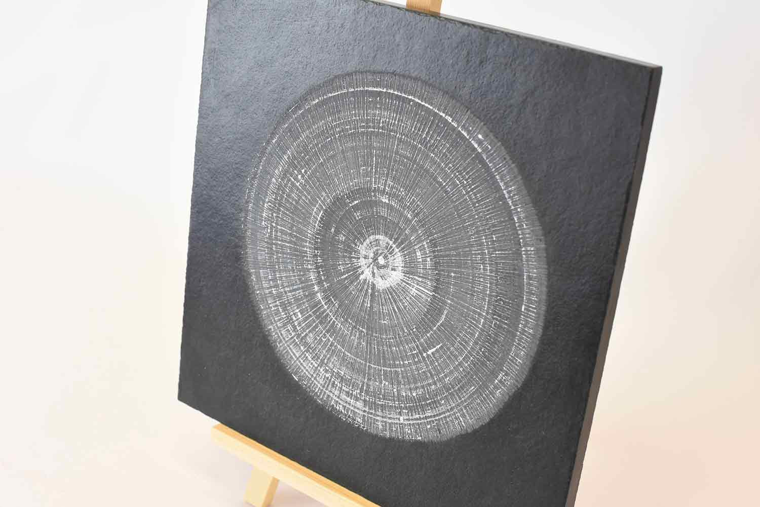 Marc Mugnier, Abysse argenté, peinture - Galerie de vente et d’achat d’art contemporain en ligne Artalistic