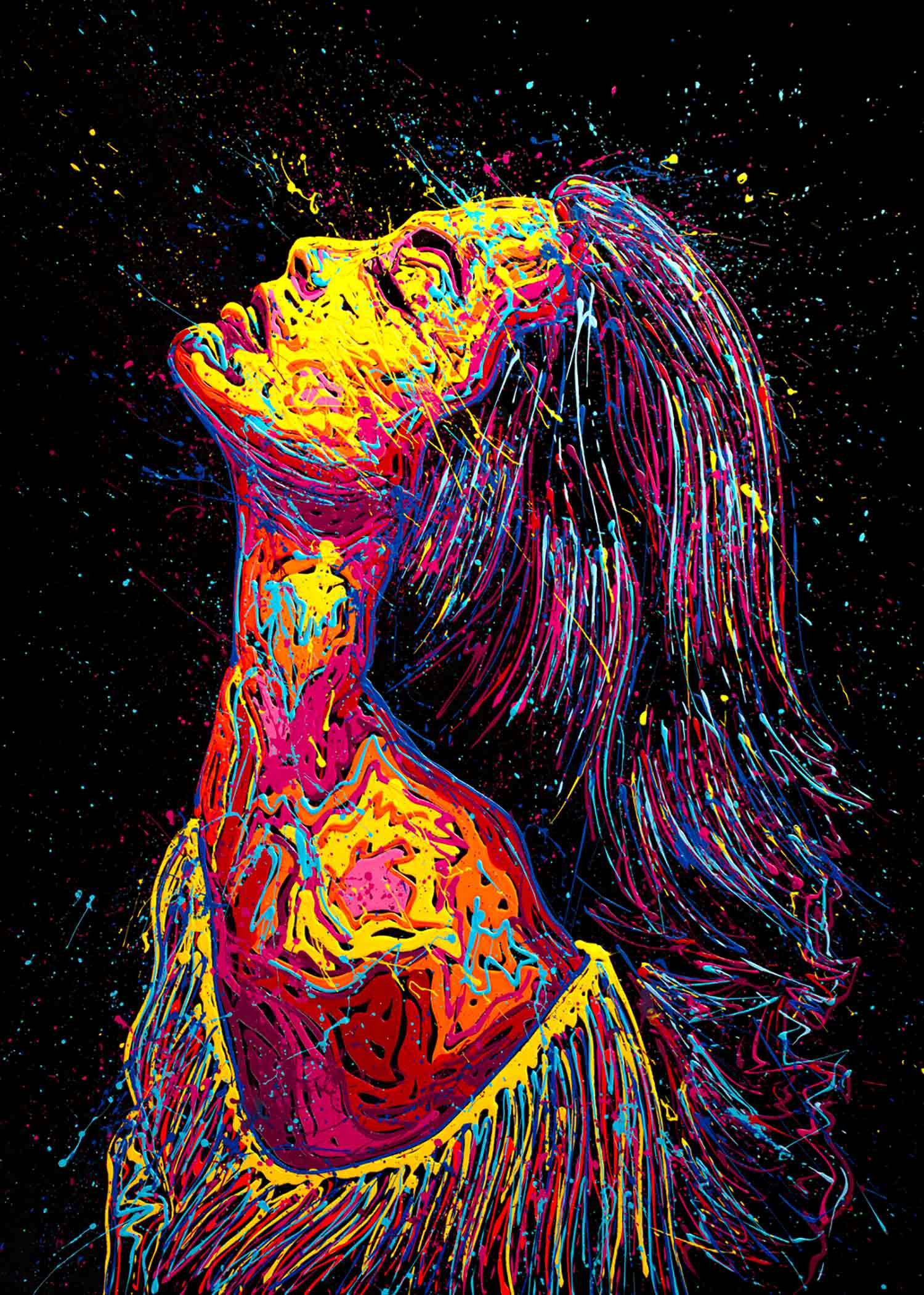 Flow, Extase, peinture - Galerie de vente et d’achat d’art contemporain en ligne Artalistic