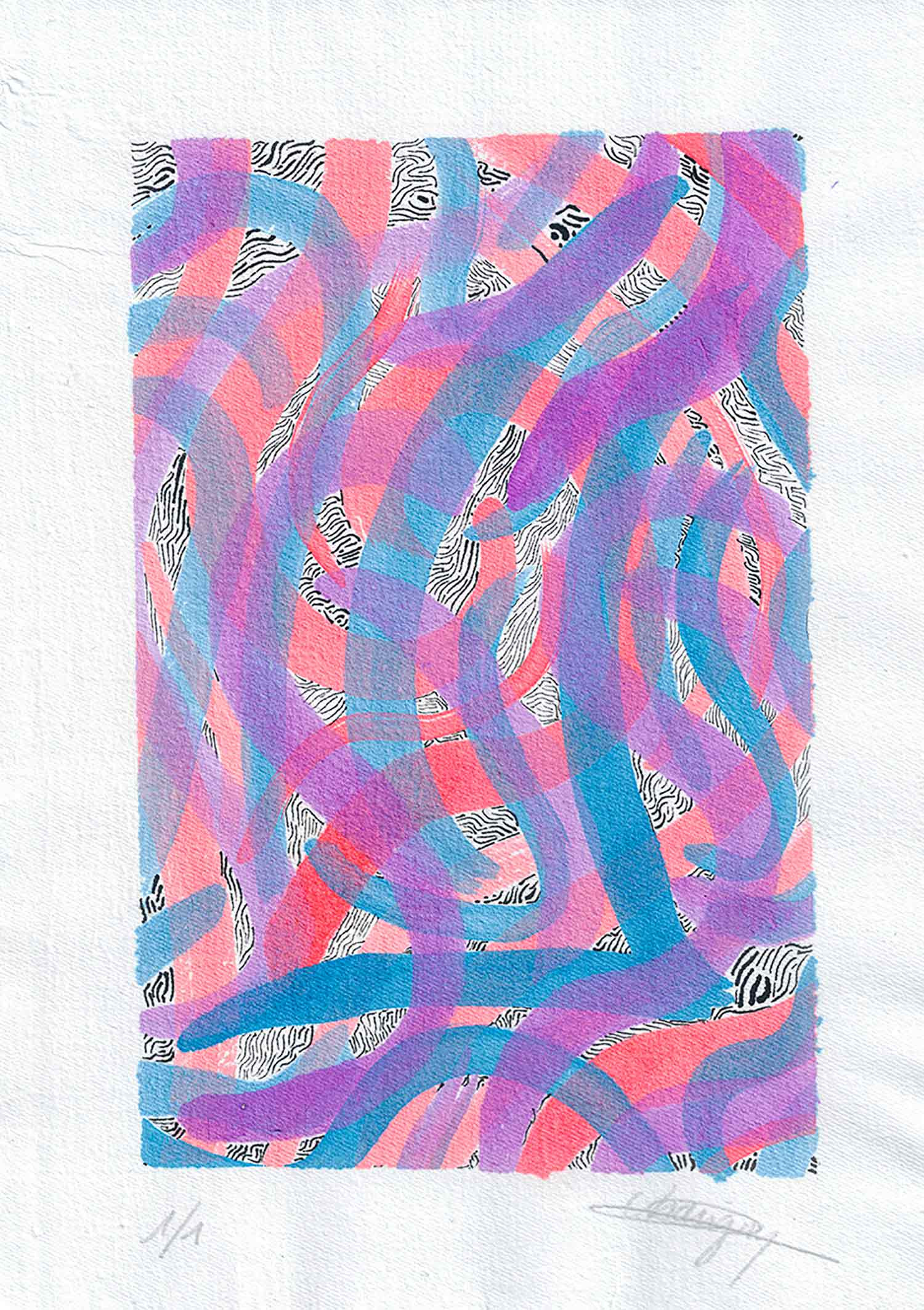 Juliette Charigny, Lumbricina n°2 , peinture - Galerie de vente et d’achat d’art contemporain en ligne Artalistic