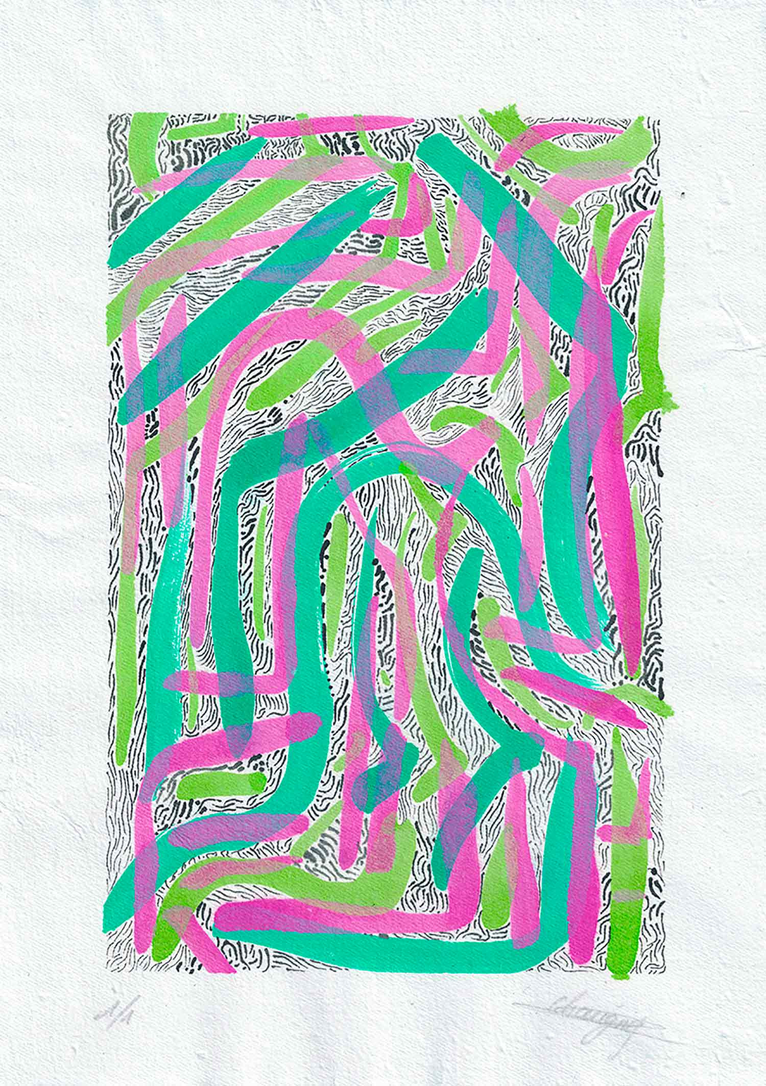 Juliette Charigny, Lumbricina n°6, peinture - Galerie de vente et d’achat d’art contemporain en ligne Artalistic