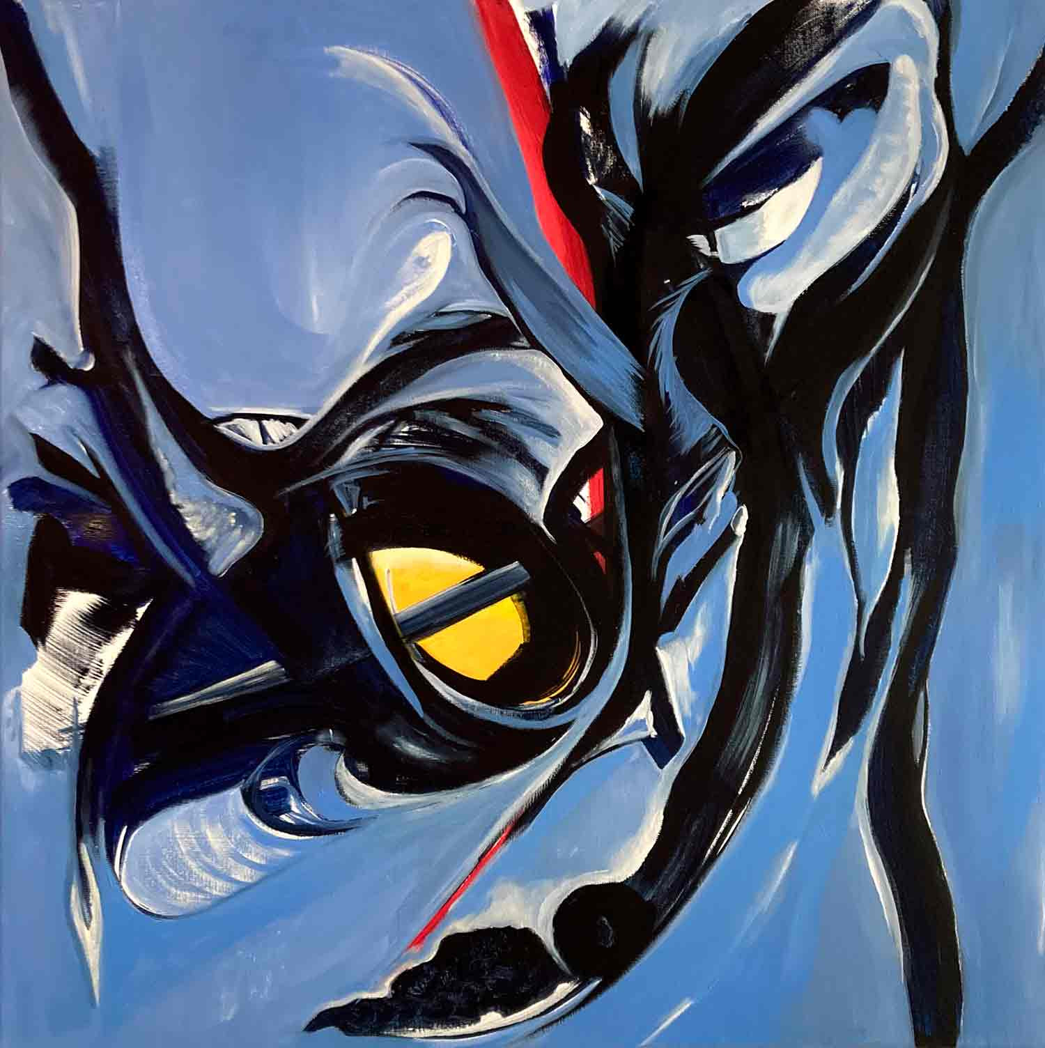 Sela, Summer blue, peinture - Galerie de vente et d’achat d’art contemporain en ligne Artalistic