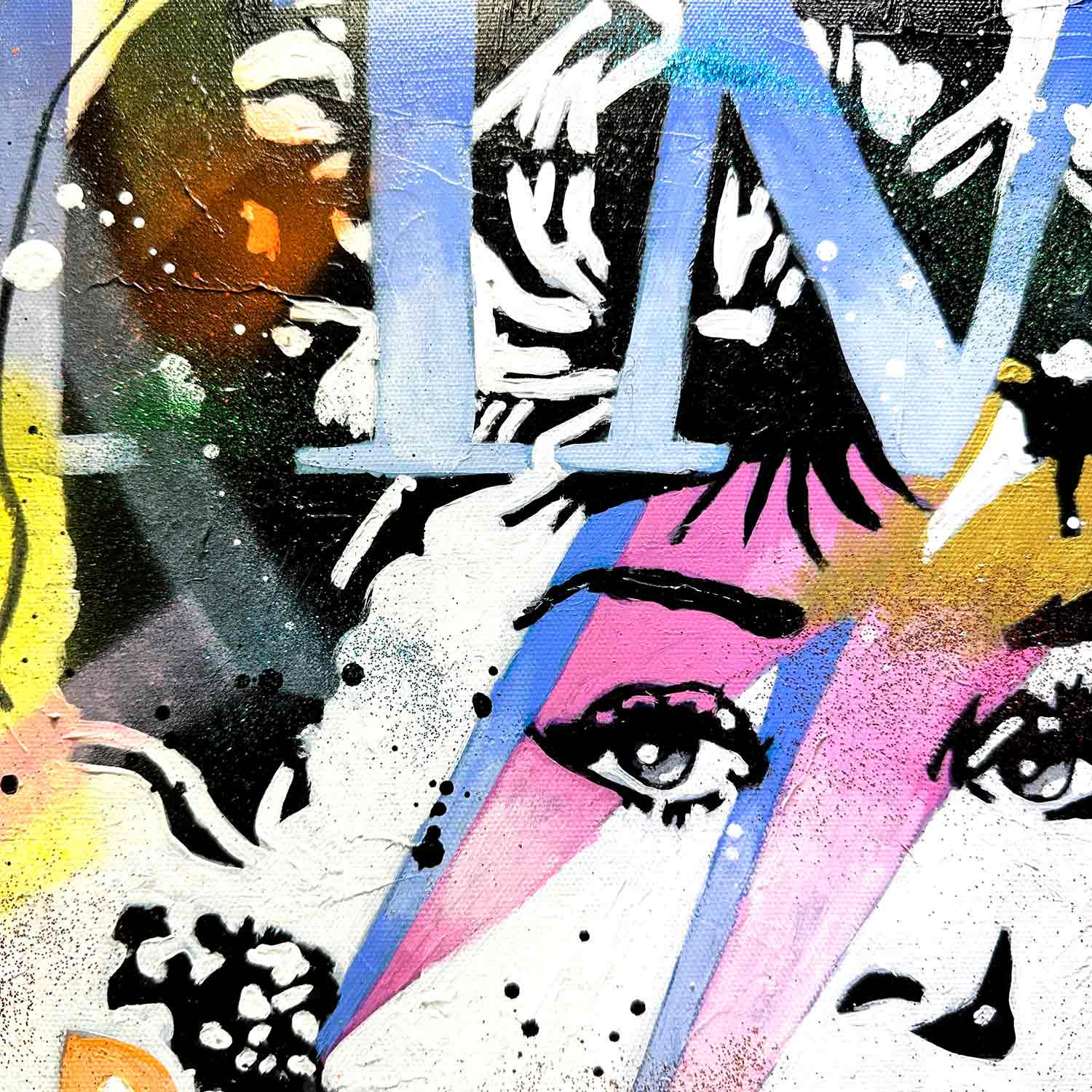 Patrick Cornée, Audrey Hepburn, peinture - Galerie de vente et d’achat d’art contemporain en ligne Artalistic