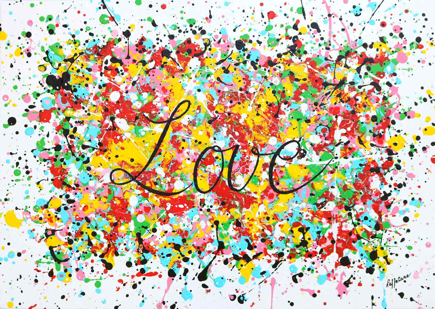 Isabelle Pelletane, Mini Love, peinture - Galerie de vente et d’achat d’art contemporain en ligne Artalistic