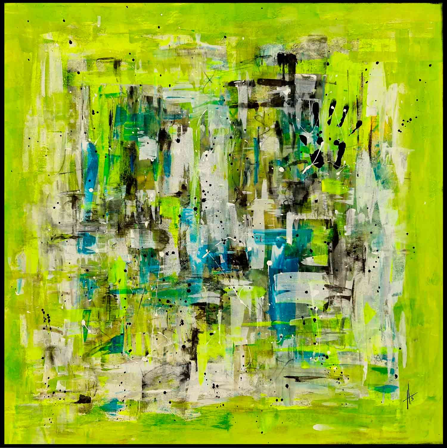 Sandrine Hartmann, new life, peinture - Galerie de vente et d’achat d’art contemporain en ligne Artalistic