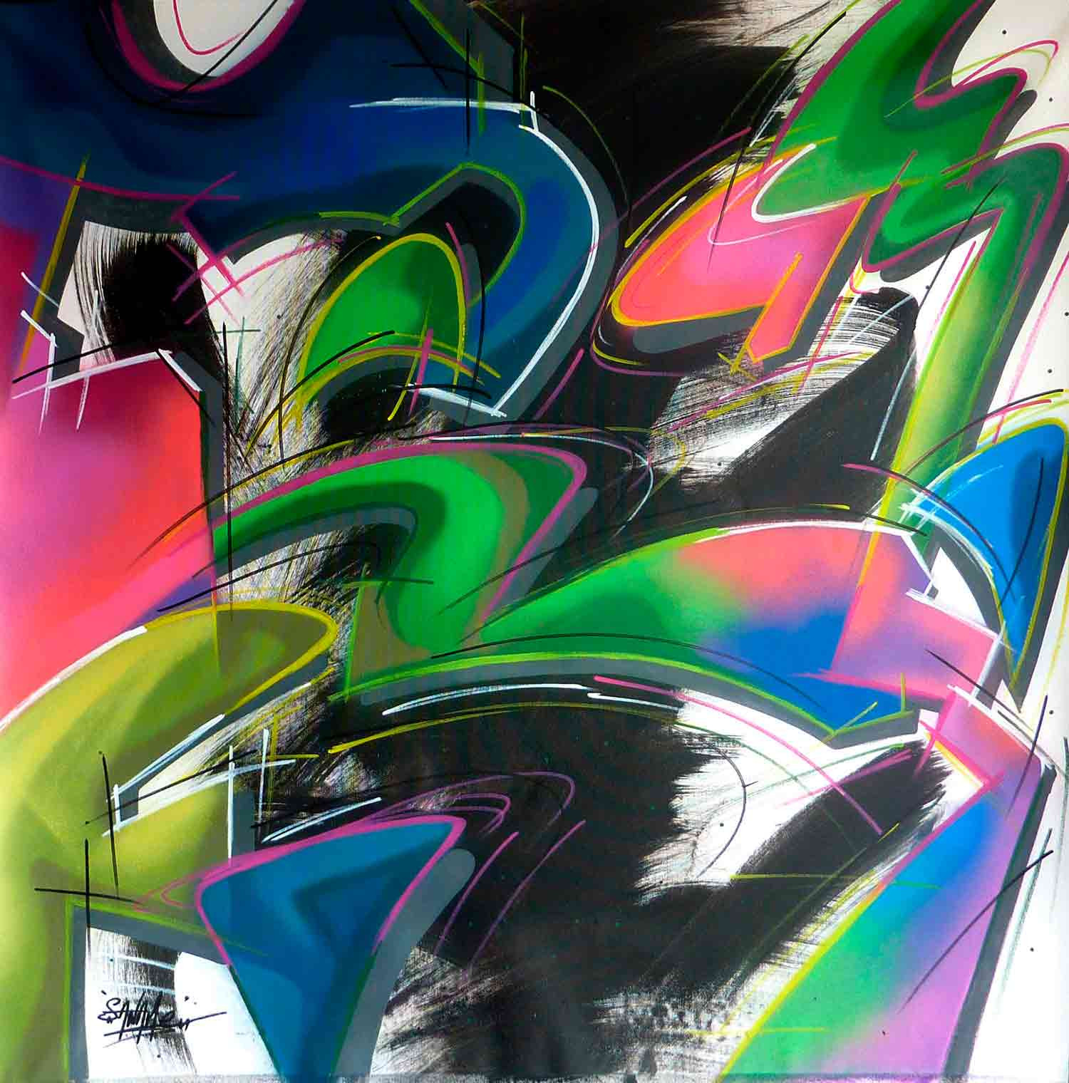 Saname, 100 titres 117, peinture - Galerie de vente et d’achat d’art contemporain en ligne Artalistic