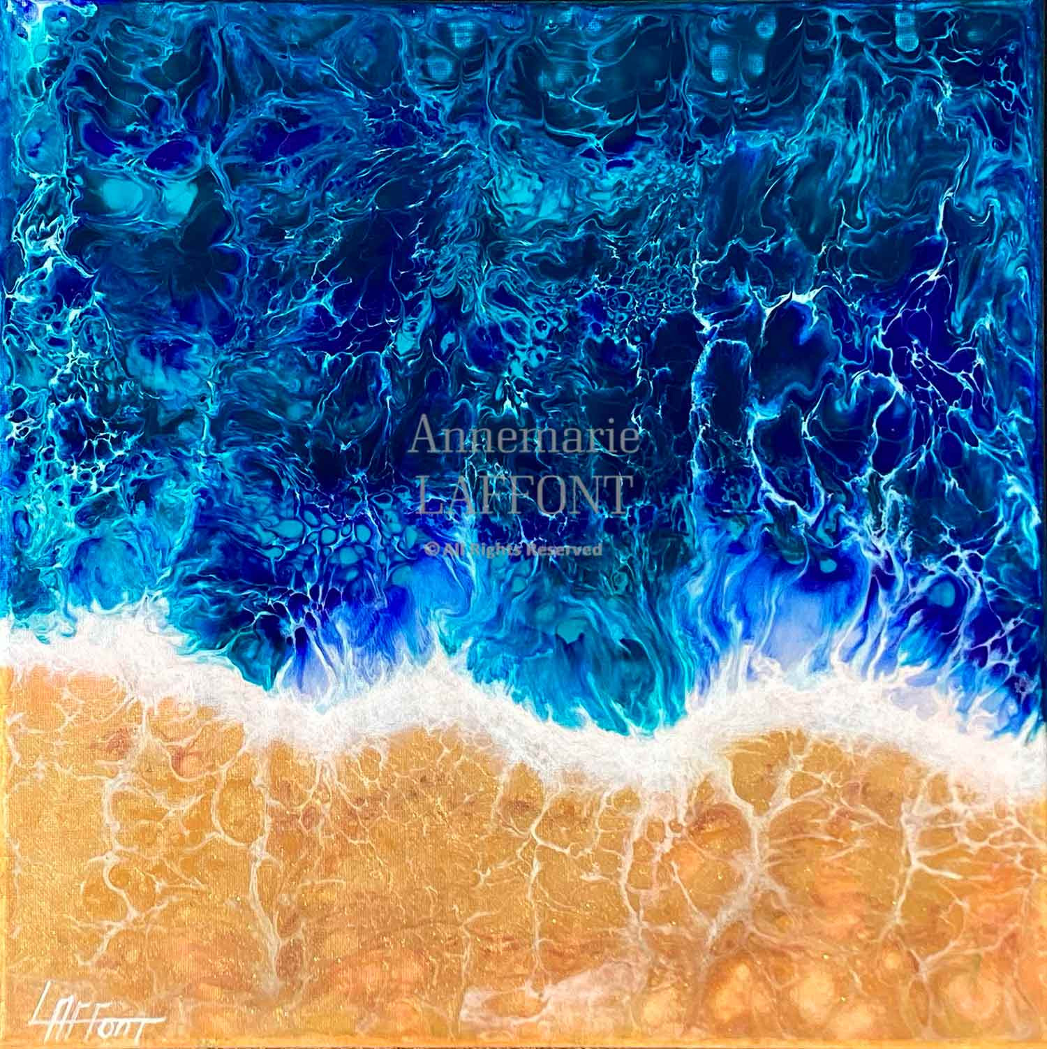 Annemarie Laffont, cristallin, peinture - Galerie de vente et d’achat d’art contemporain en ligne Artalistic