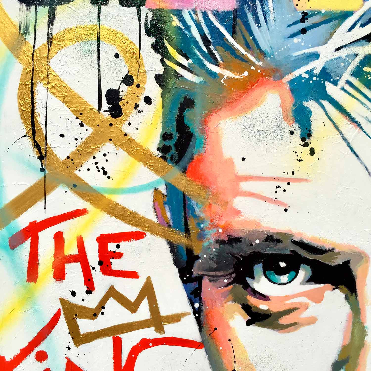 Patrick Cornée, David Bowie, peinture - Galerie de vente et d’achat d’art contemporain en ligne Artalistic