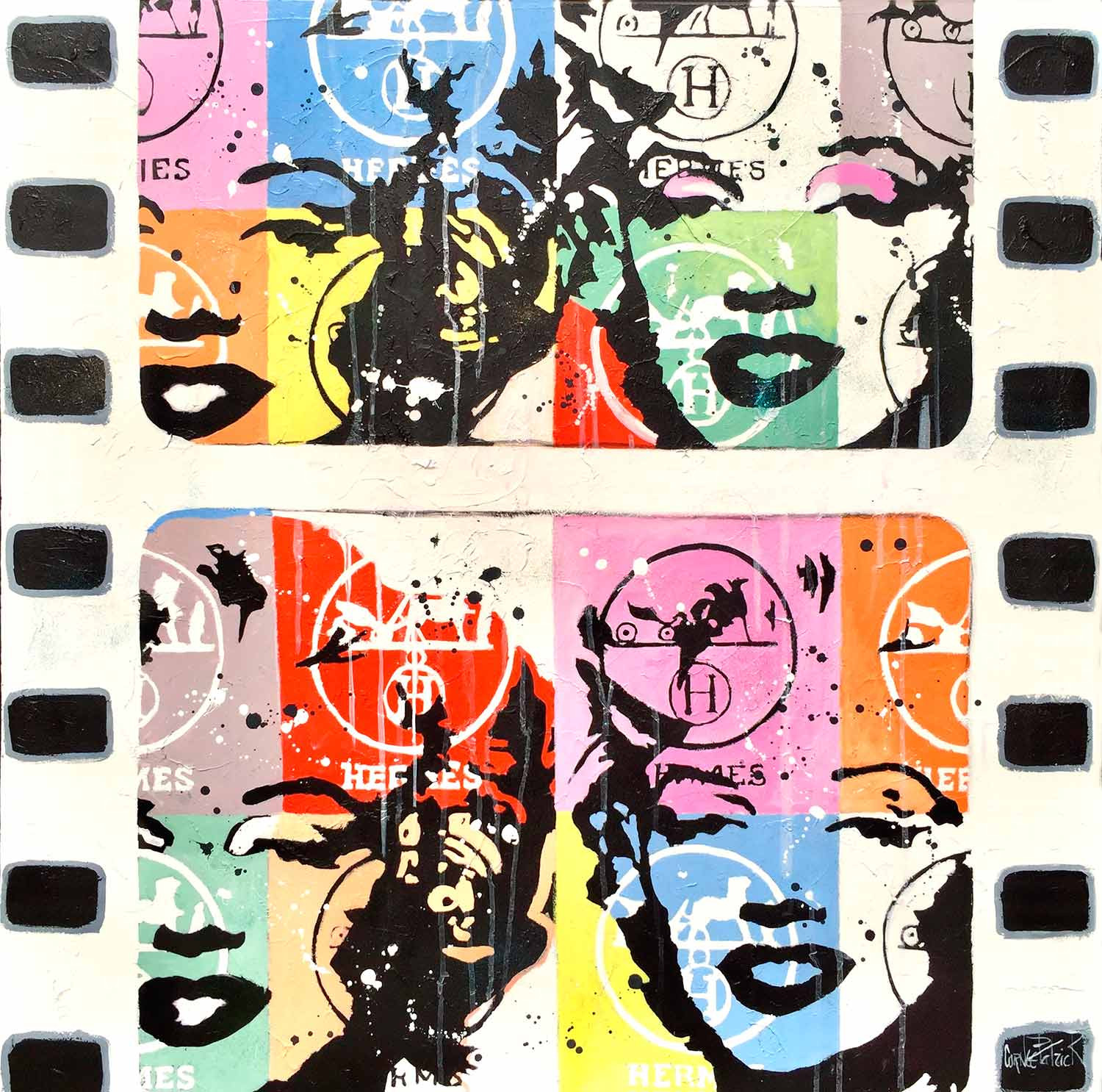 Patrick Cornée, Marilyn Monroe obsession, peinture - Galerie de vente et d’achat d’art contemporain en ligne Artalistic
