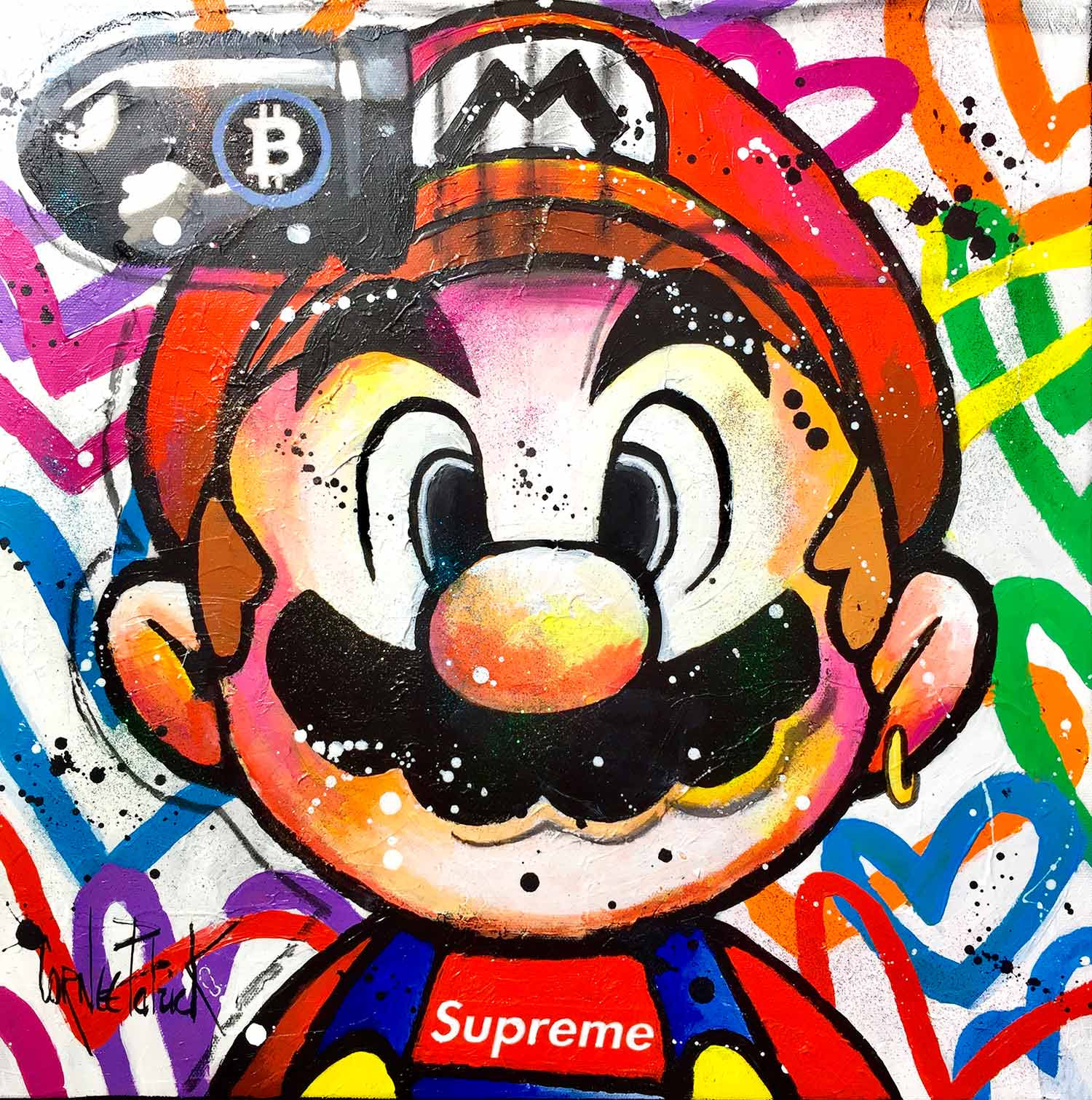 Patrick Cornée, Mario, peinture - Galerie de vente et d’achat d’art contemporain en ligne Artalistic