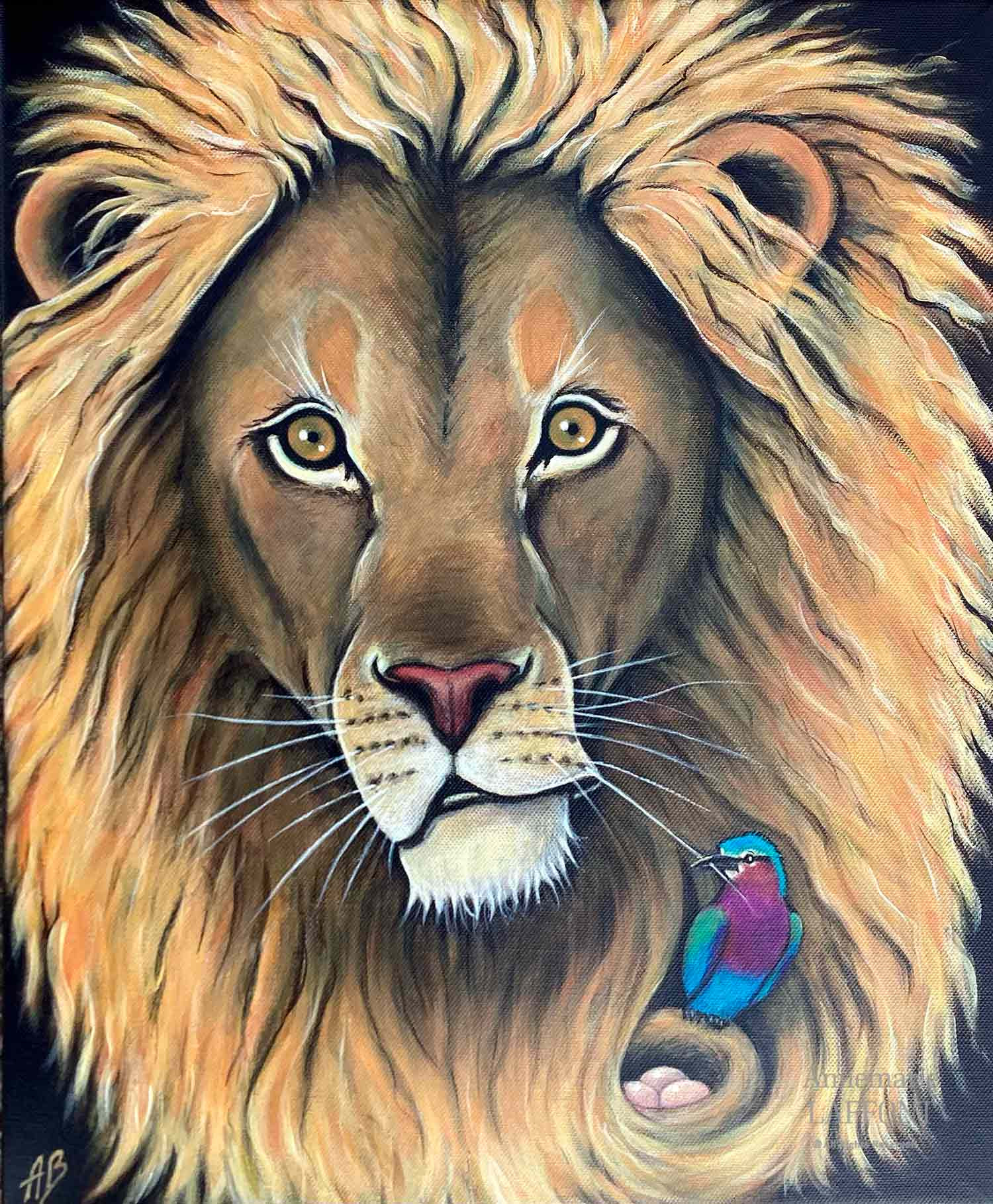 Annemarie Laffont, la sieste était longue, peinture - Galerie de vente et d’achat d’art contemporain en ligne Artalistic
