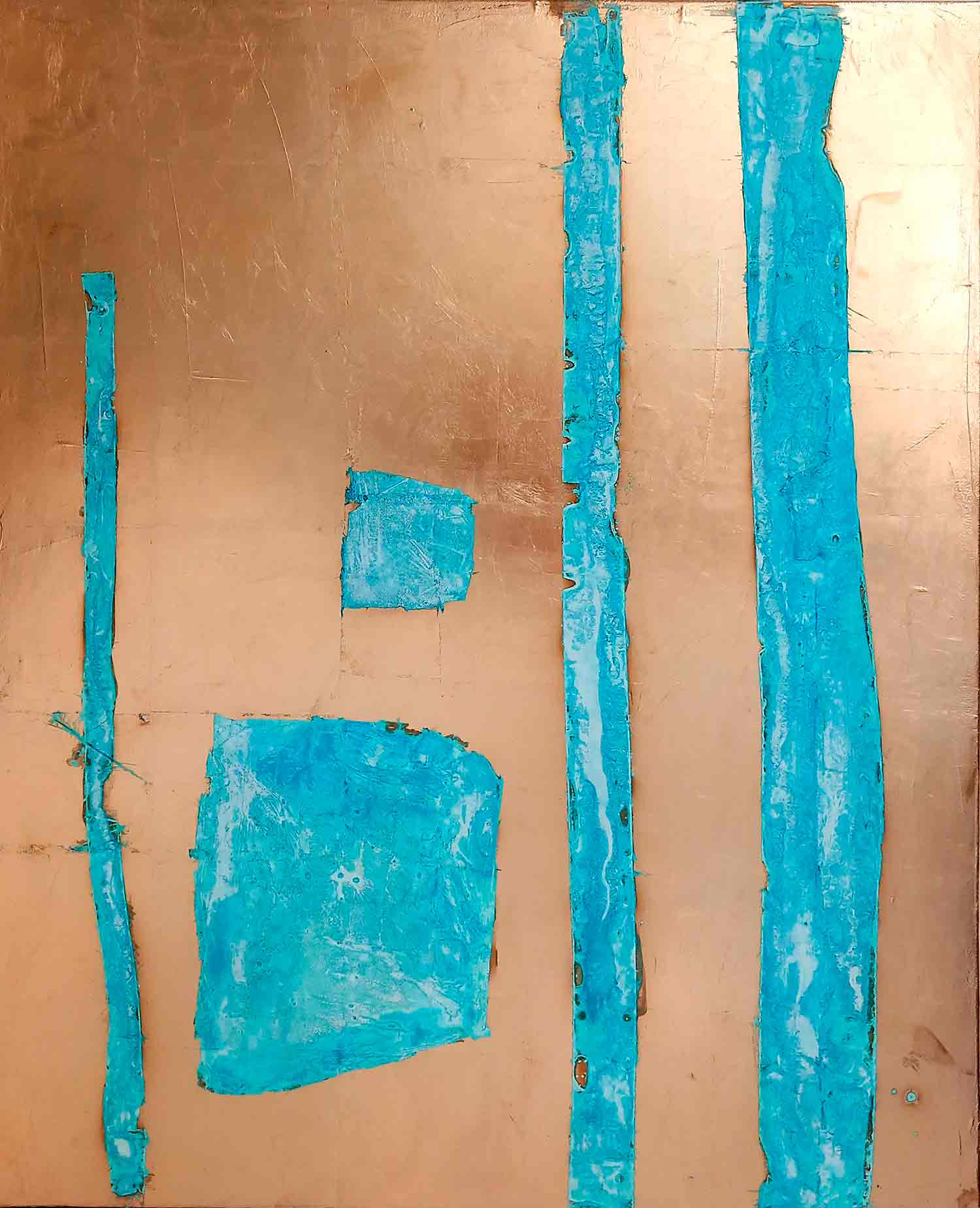 Thierry Brusquet, Blue train, peinture - Galerie de vente et d’achat d’art contemporain en ligne Artalistic
