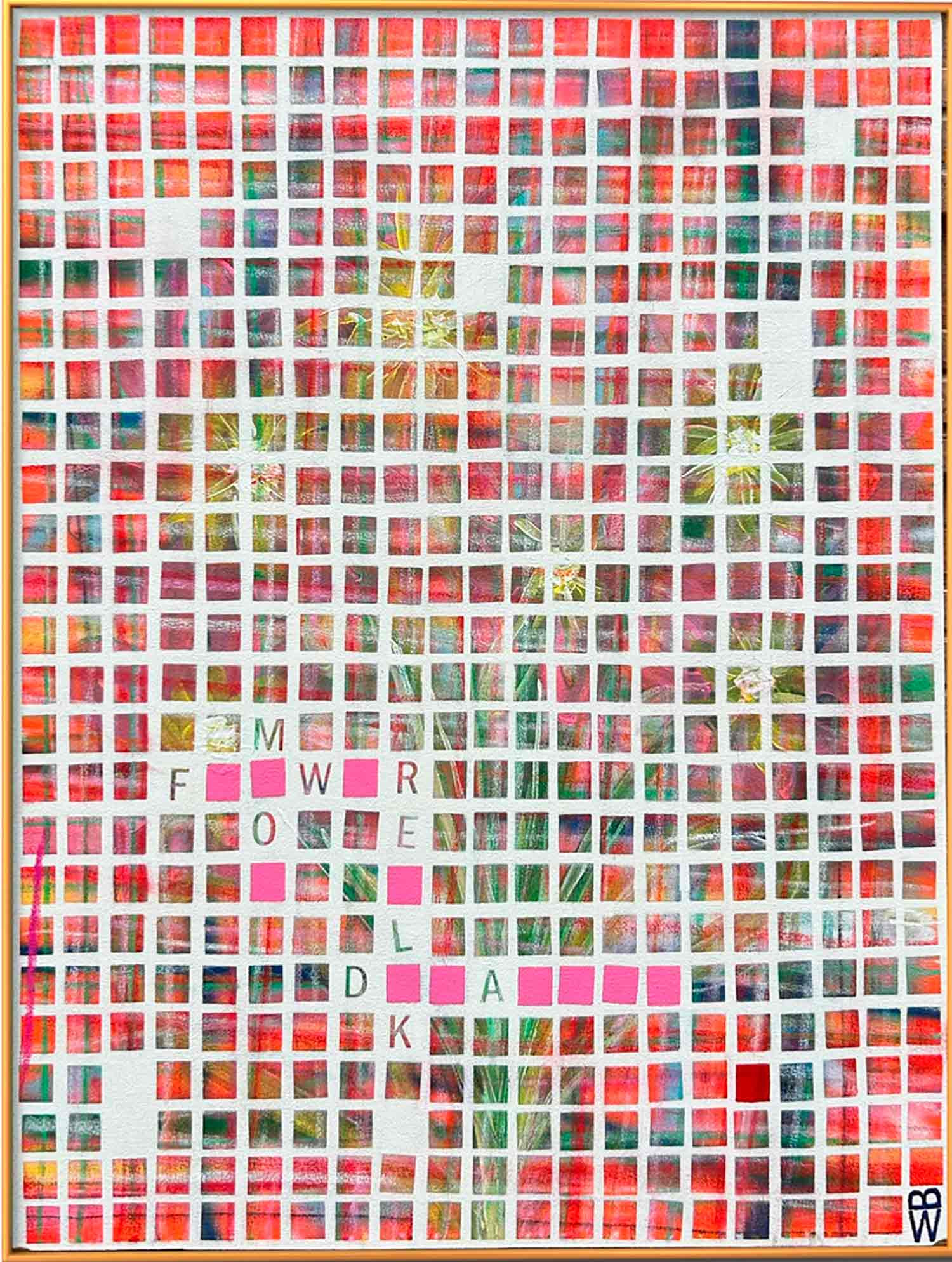 W.B, Osage, peinture - Galerie de vente et d’achat d’art contemporain en ligne Artalistic