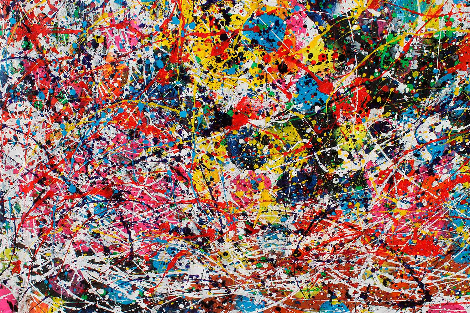 Oeuvre d art contemporain Technique mixte sur toile 