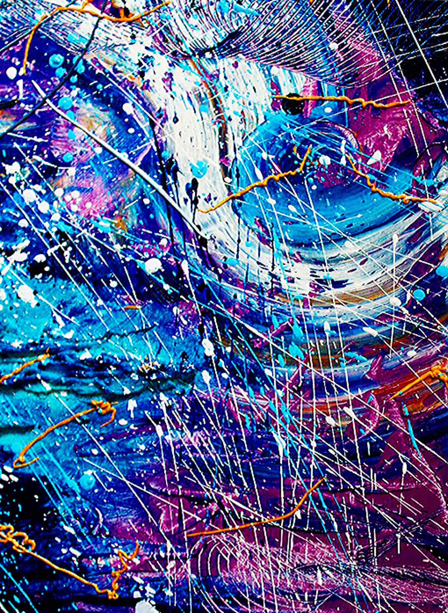 Caroline Vis, Flow, peinture - Galerie de vente et d’achat d’art contemporain en ligne Artalistic