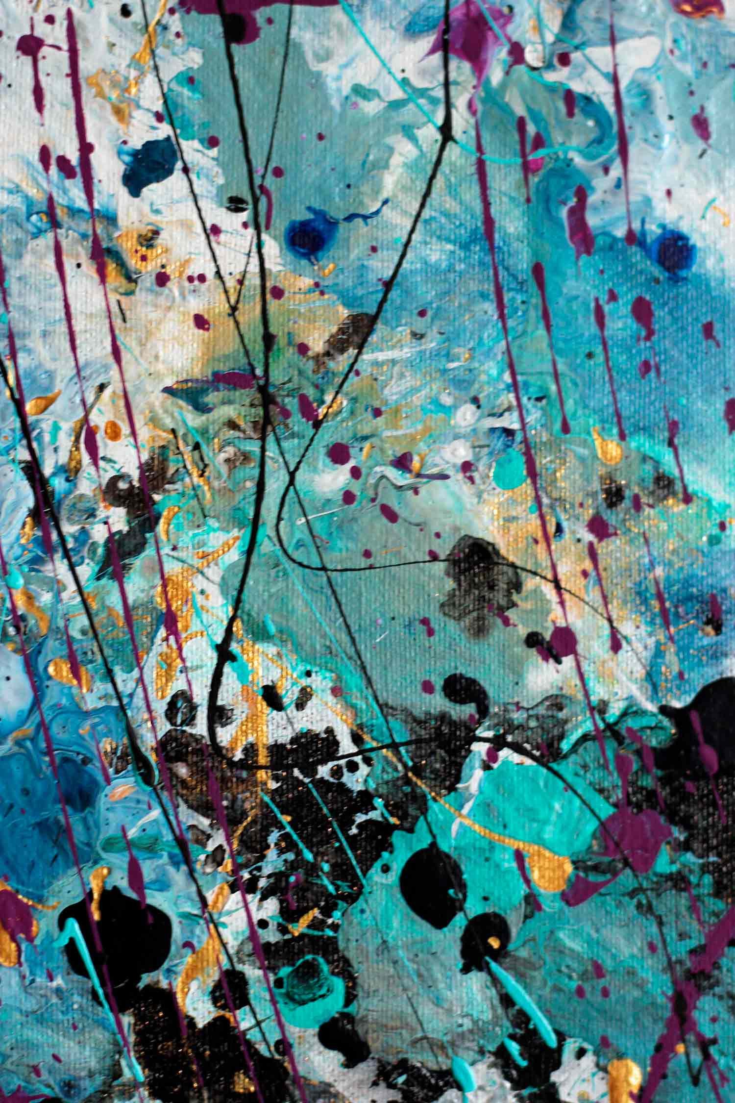 Caroline Vis, Phenomenal Black & White XXL, peinture - Galerie de vente et d’achat d’art contemporain en ligne Artalistic