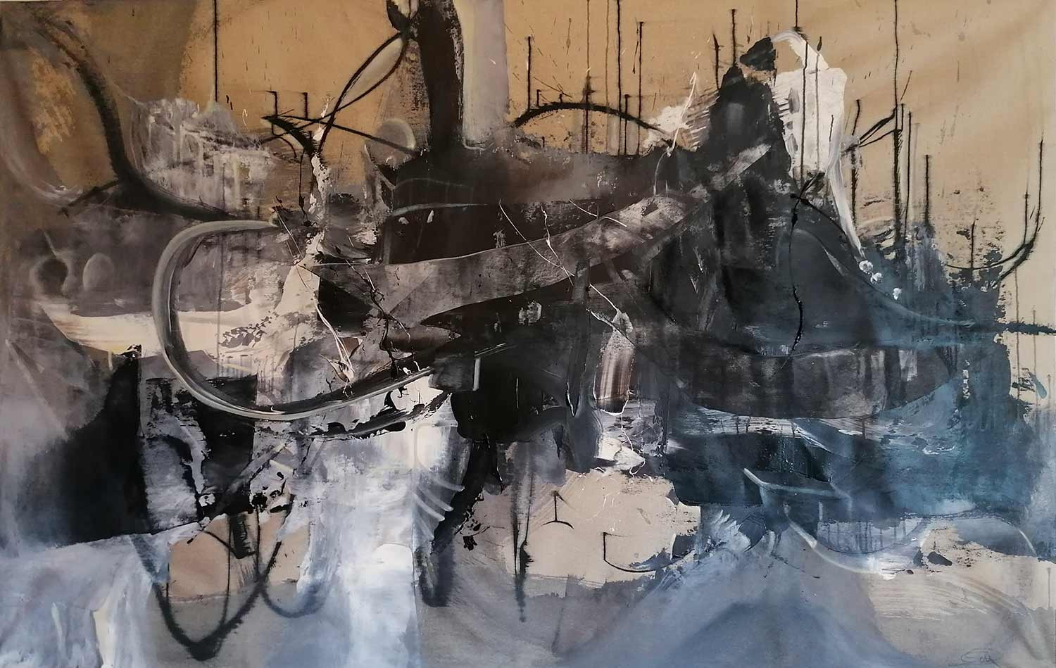 Stefano Mazzolini, Leopoli, peinture - Galerie de vente et d’achat d’art contemporain en ligne Artalistic