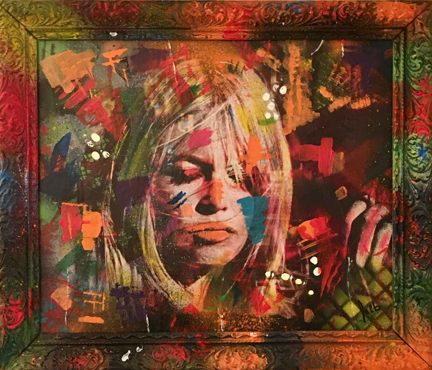 Fa2b, BB Queen, peinture - Galerie de vente et d’achat d’art contemporain en ligne Artalistic