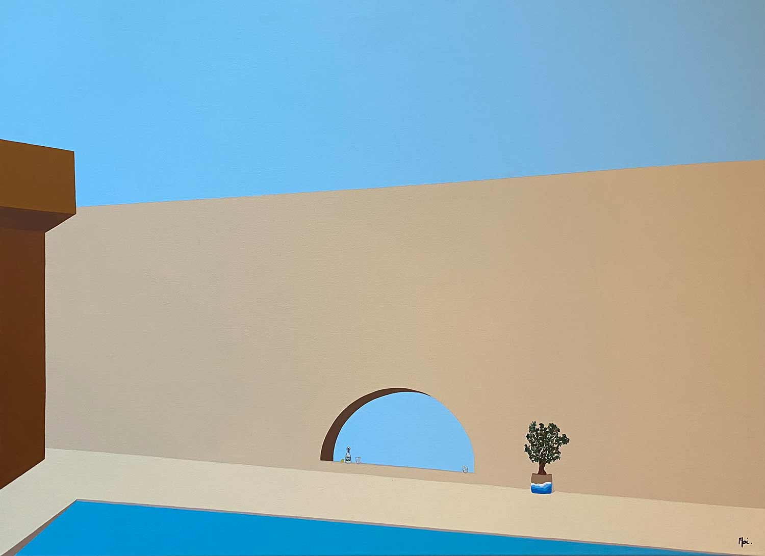 Moi., Ti aspetterò per tutti la vita, peinture - Galerie de vente et d’achat d’art contemporain en ligne Artalistic