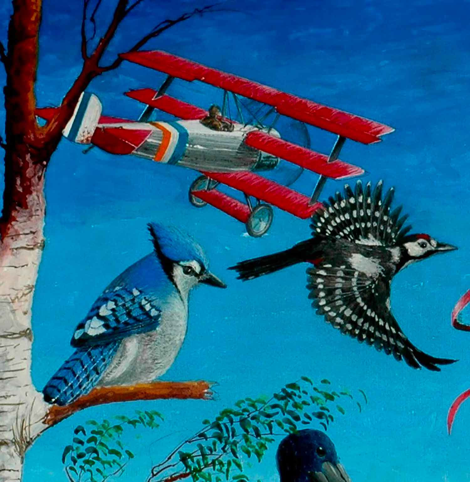 Michel Michaux, Salut les amis, on rentre, peinture - Galerie de vente et d’achat d’art contemporain en ligne Artalistic