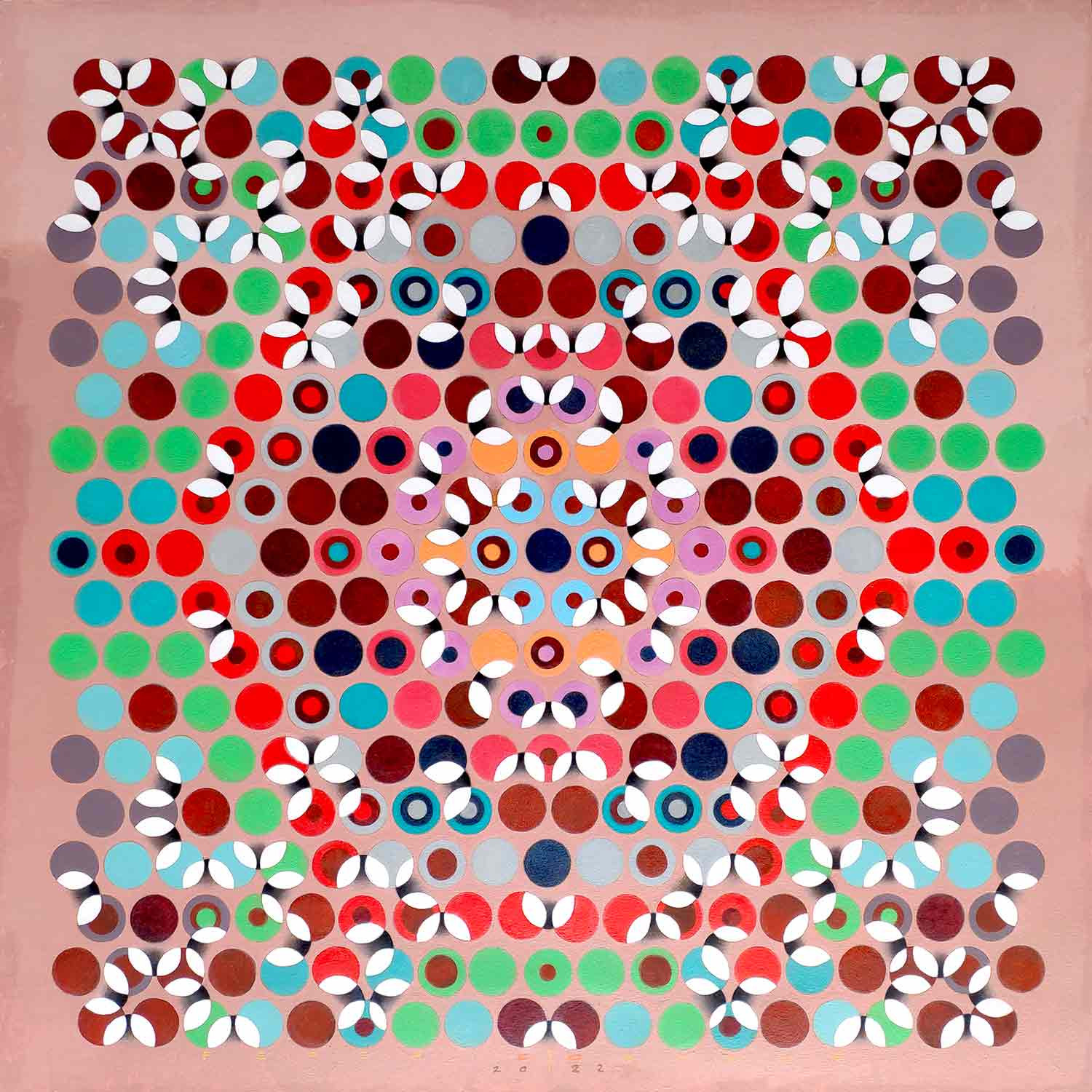 Federico Cortese, Kaleidoscope, painting - Artalistic online contemporary art buying and selling gallery
