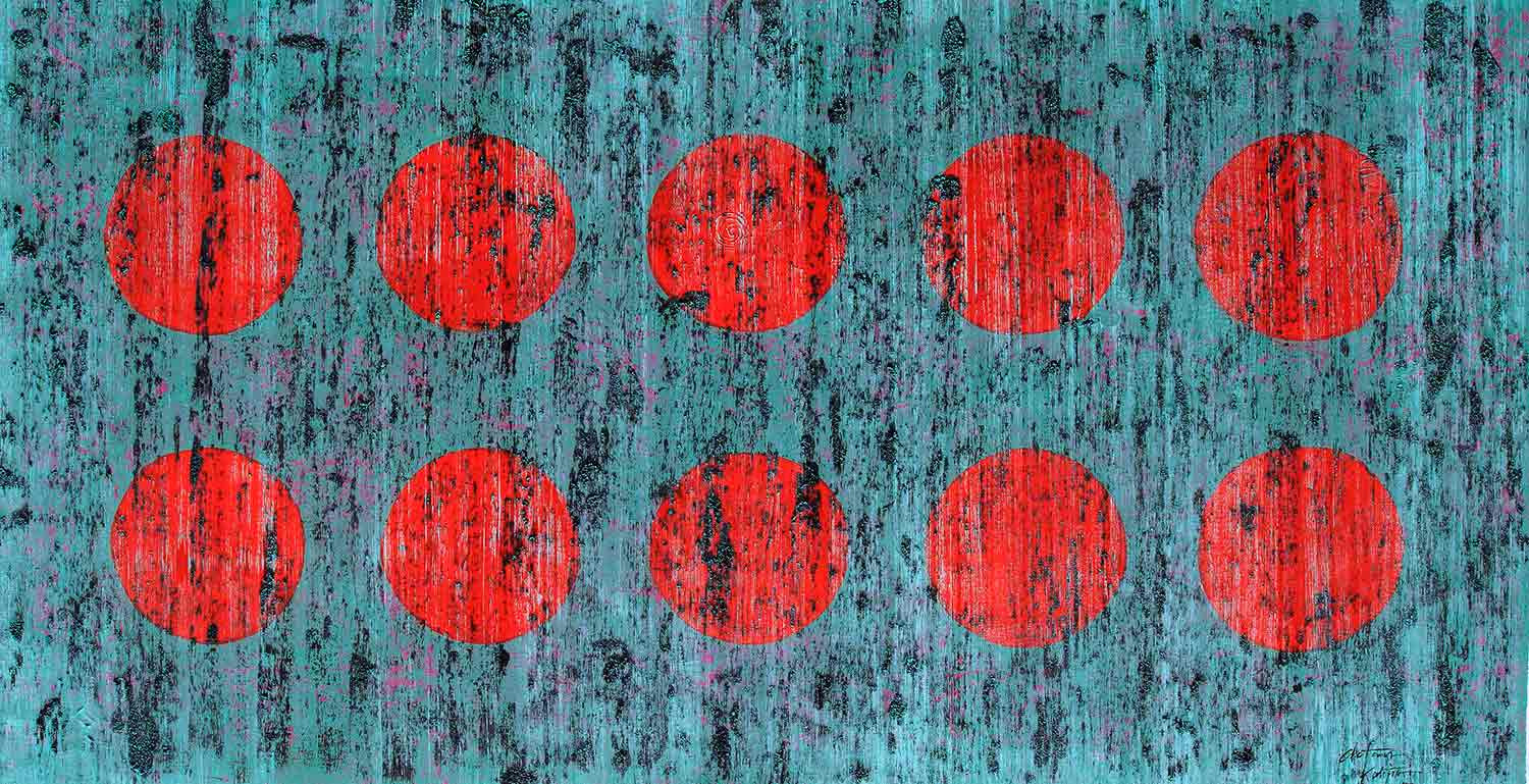 Chetan Katigar, Savage blue, peinture - Galerie de vente et d’achat d’art contemporain en ligne Artalistic